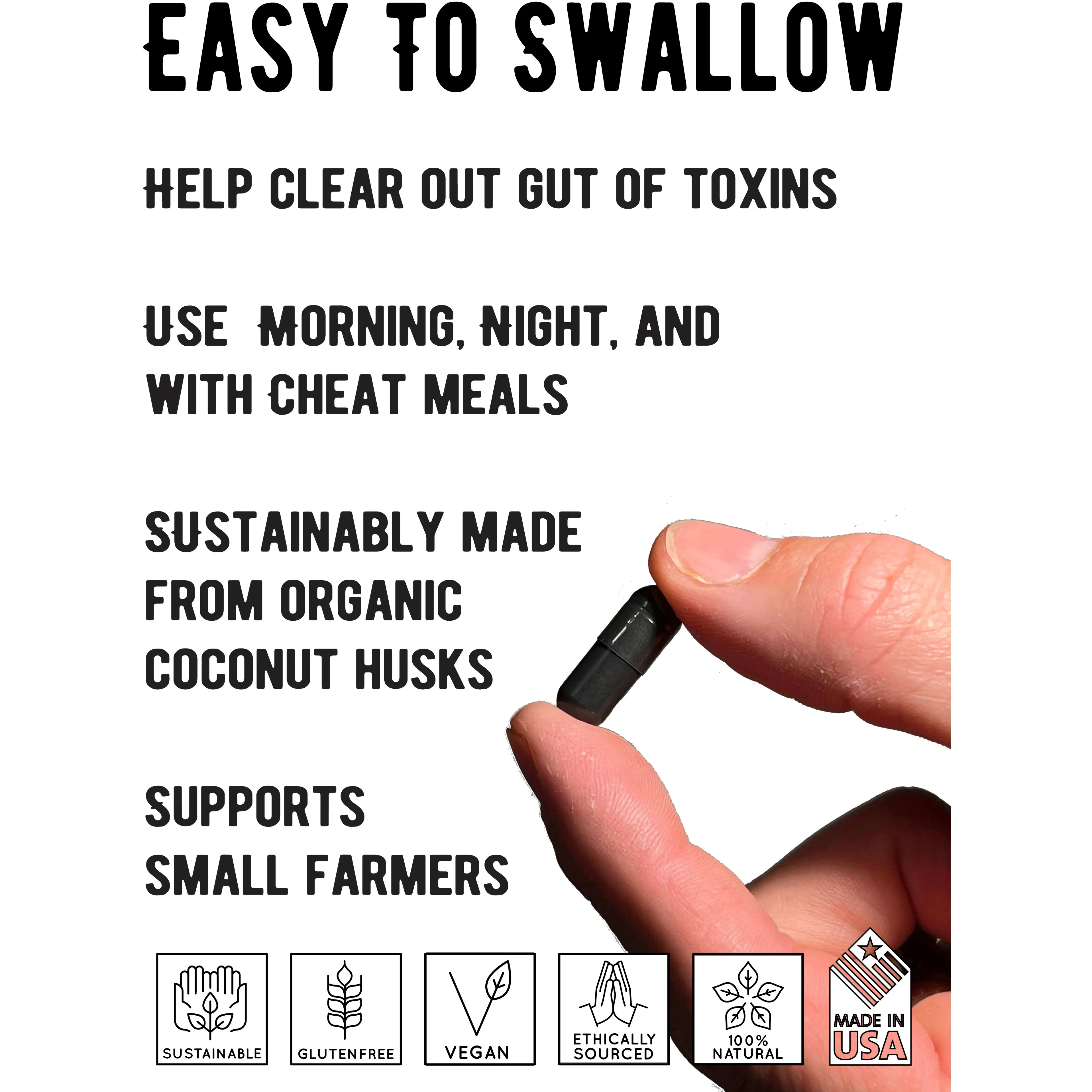 Wholesale of 10 - Activated Charcoal Capsules, 120ct - Image 5