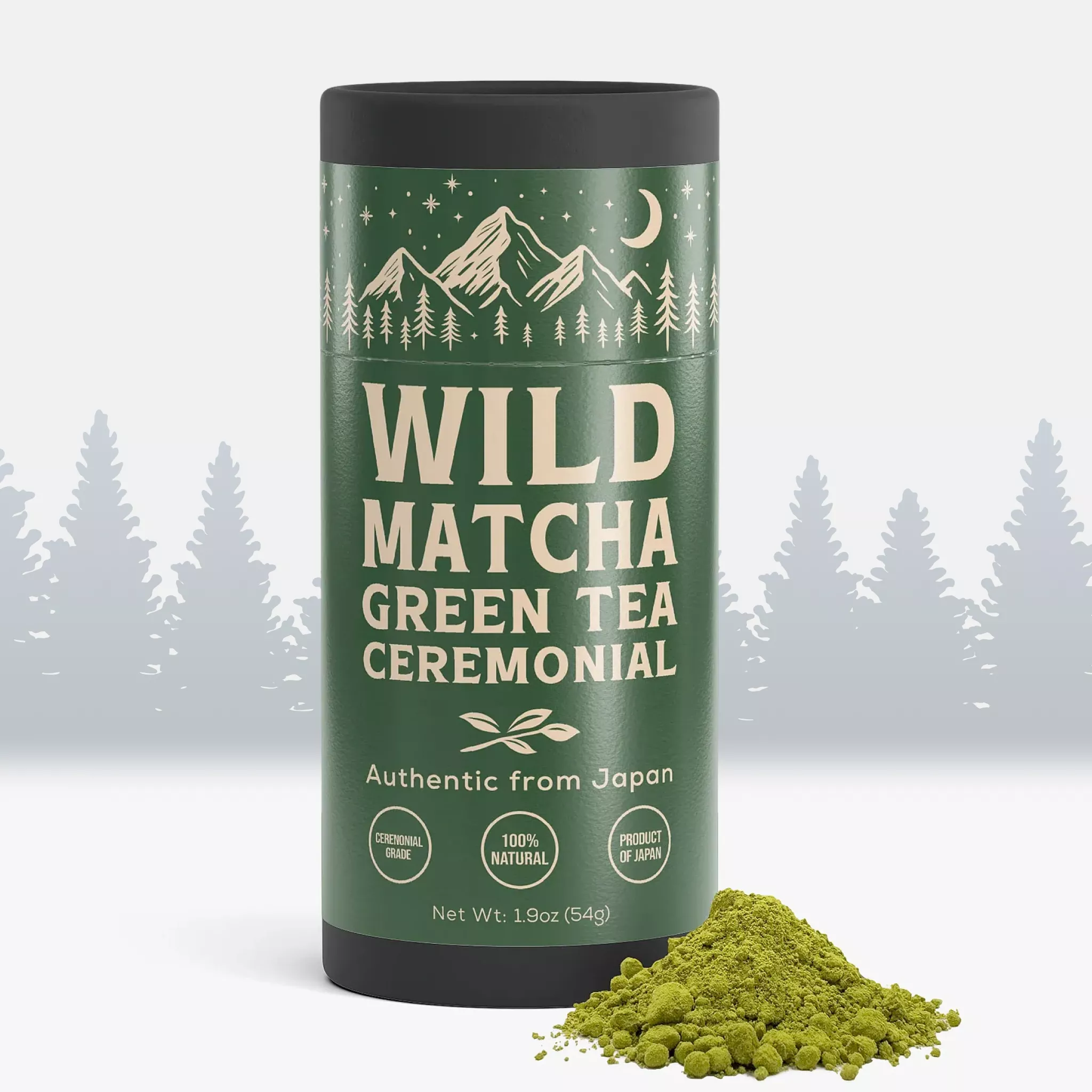 Wild Matcha Green Tea Powder — Ceremonial, Authentic from Japan