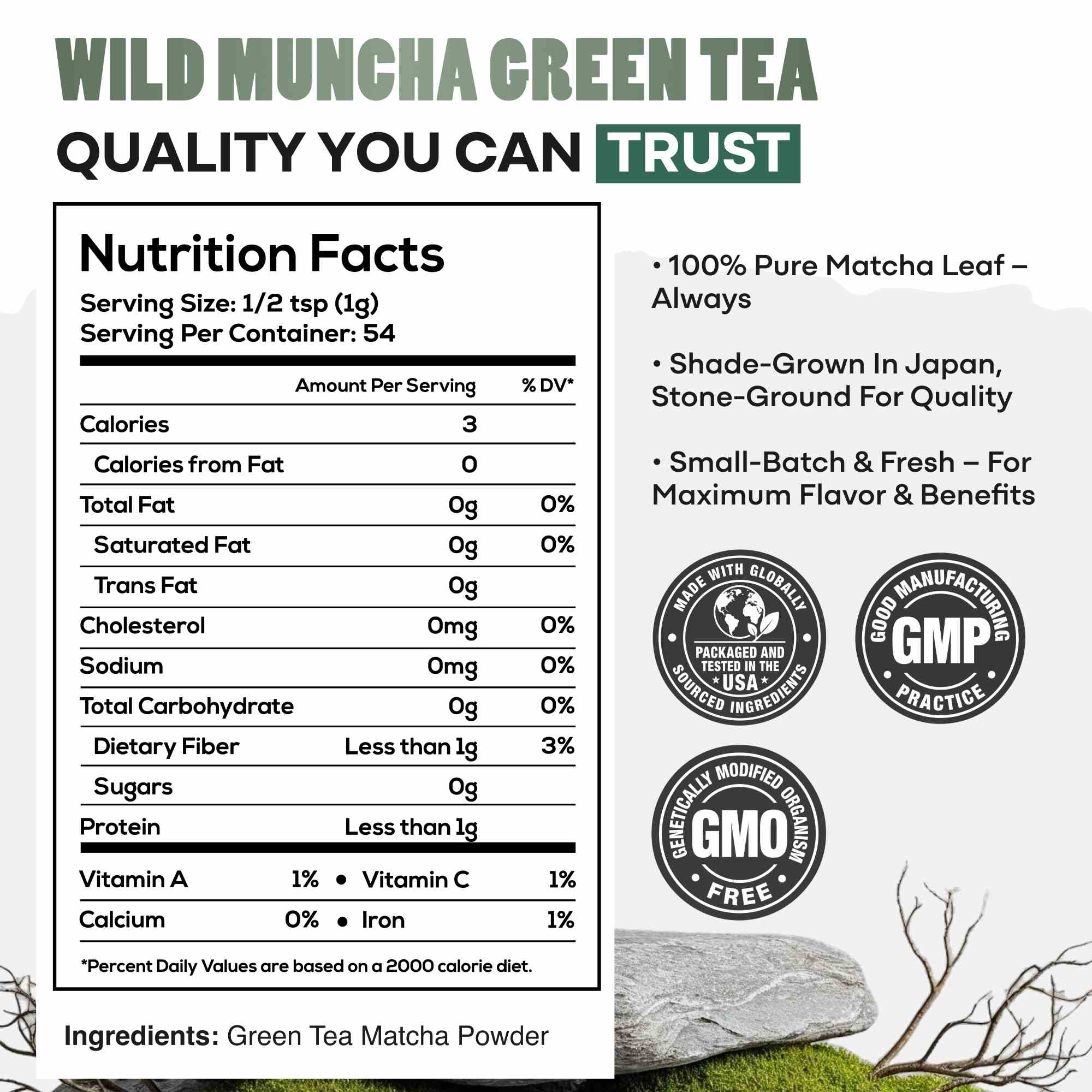 Wild Matcha Green Tea Powder — Ceremonial, Authentic from Japan - Image 6