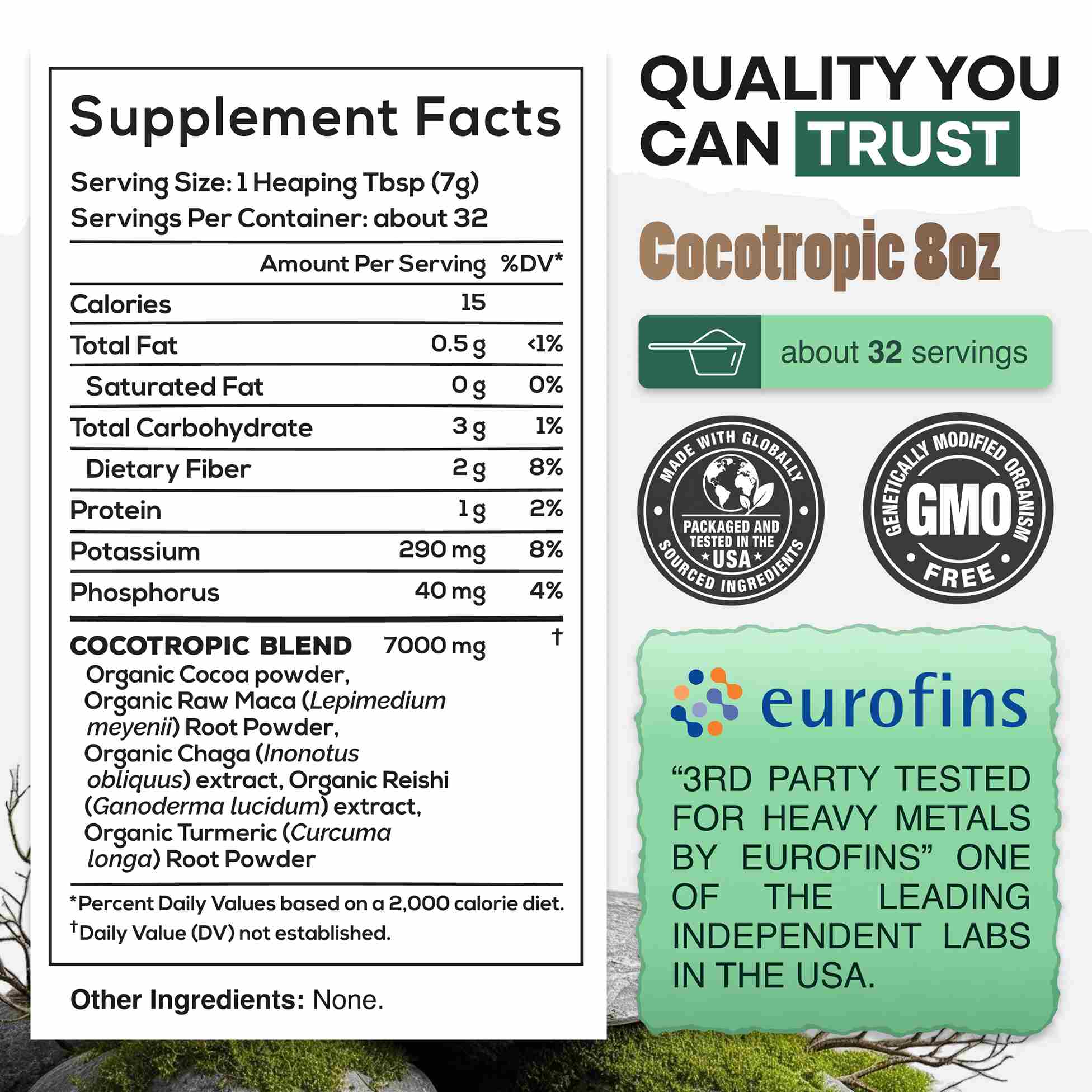 CocoTropic, 32 servings – Organic Mushroom Mix for Energy & Focus - Image 6