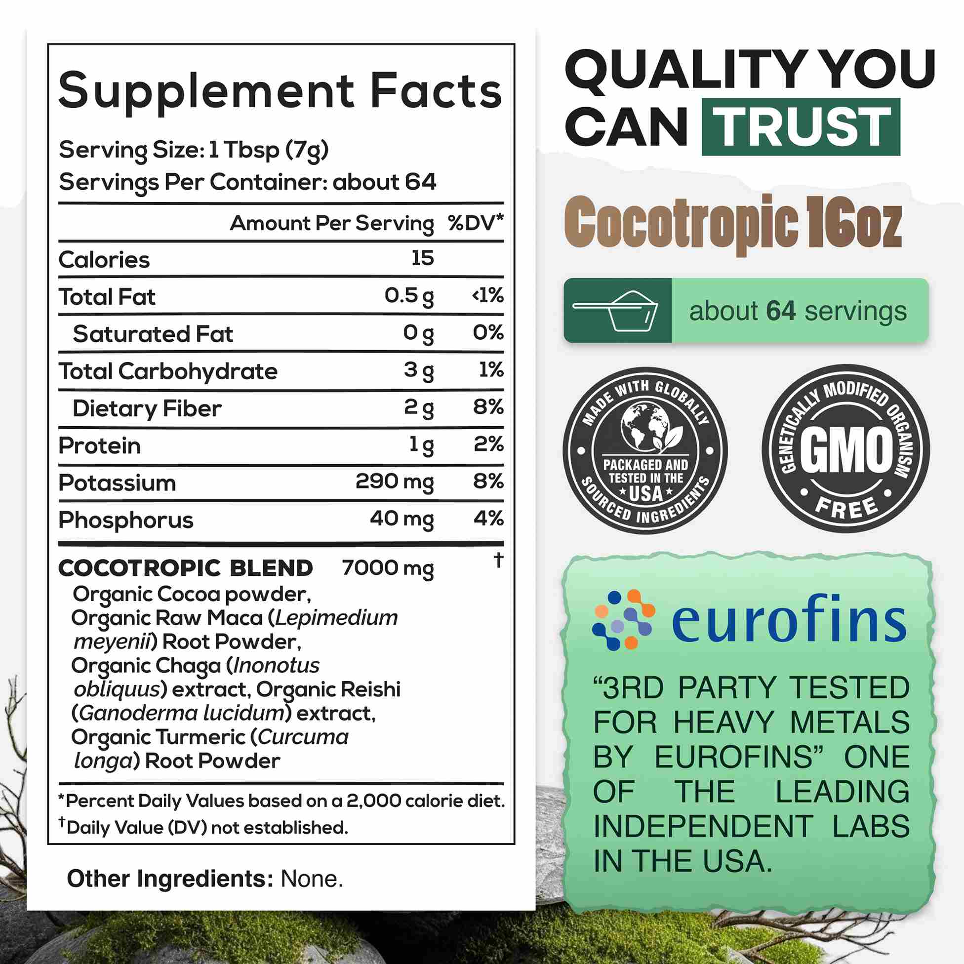 CocoTropic, 32 servings – Organic Mushroom Mix for Energy & Focus - Image 7