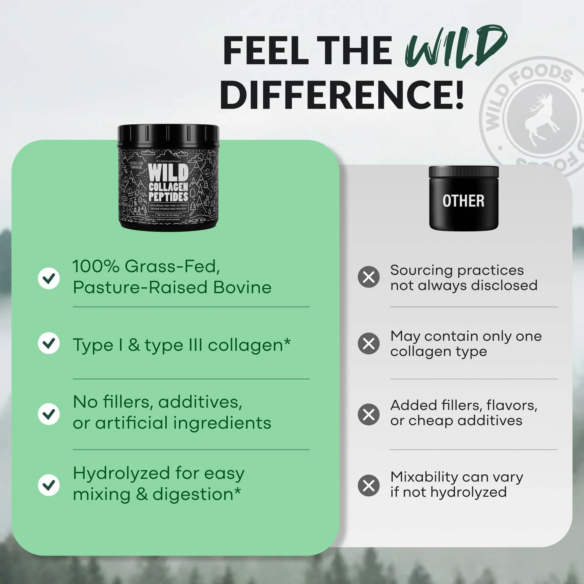 Grass-Fed Collagen Peptides, 41 servings – Skin, Hair & Joint Support Collagen - Image 9
