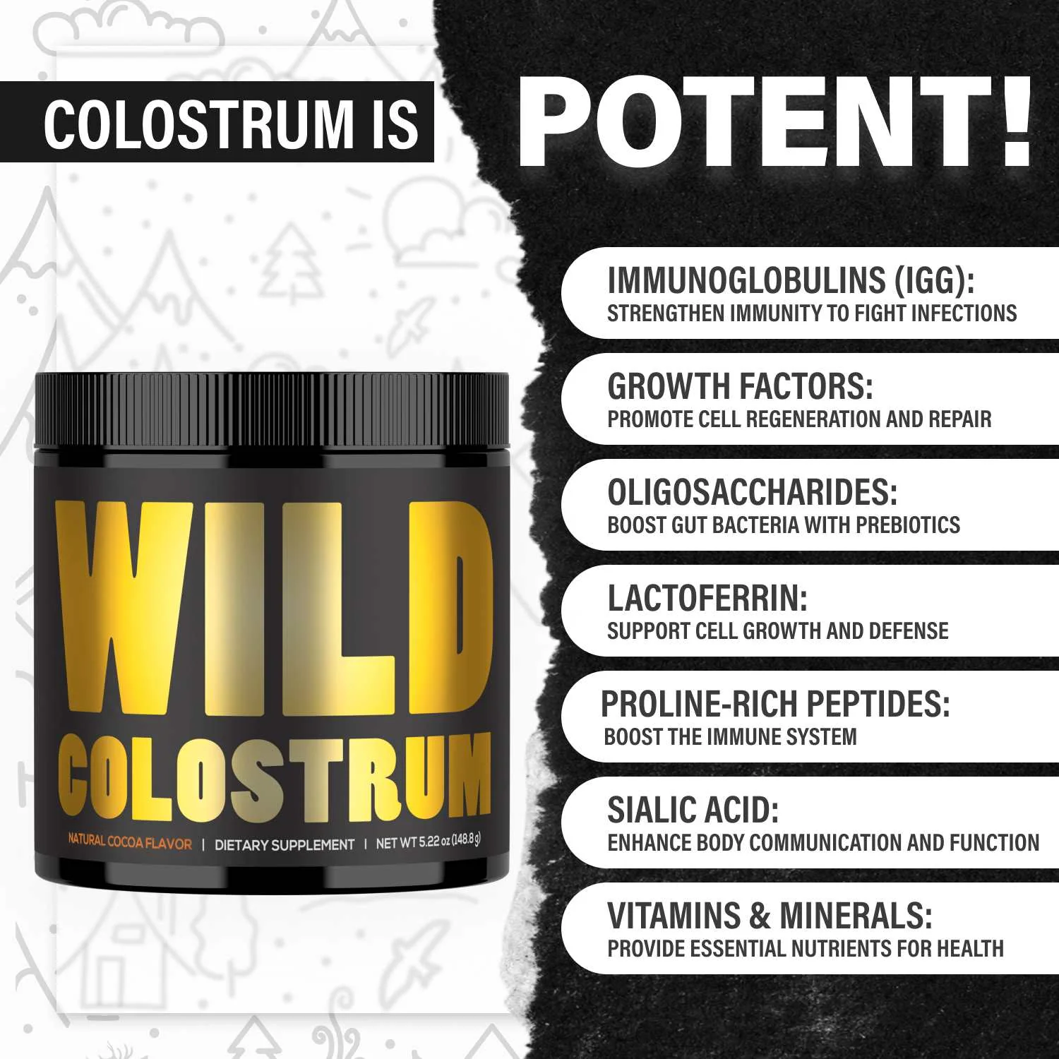 Wholesale of 10 - Wild Colostrum Powder, Grass-fed - Image 4
