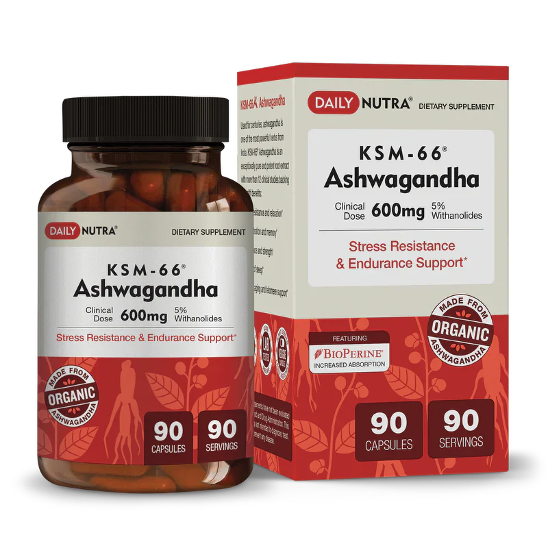 Daily Nutra KSM-66 Ashwagandha 600mg Capsules - Image 8