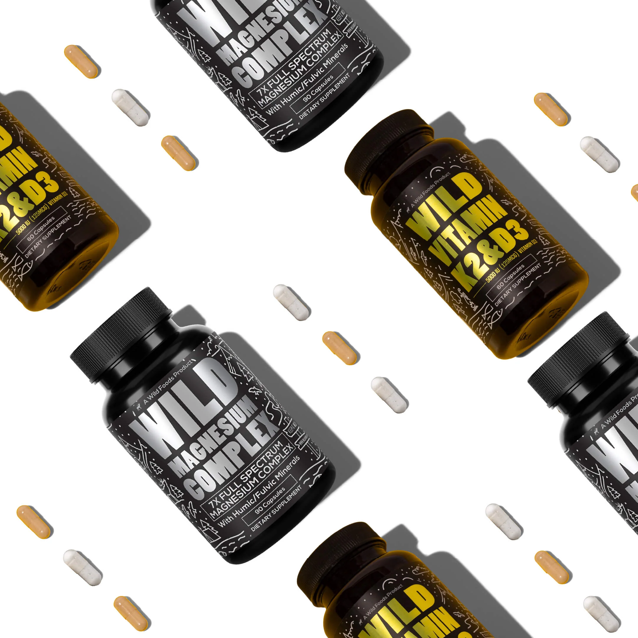 Power Bundle: Magnesium + Vitamin K2 & D3 with Pepper Extract - Image 3