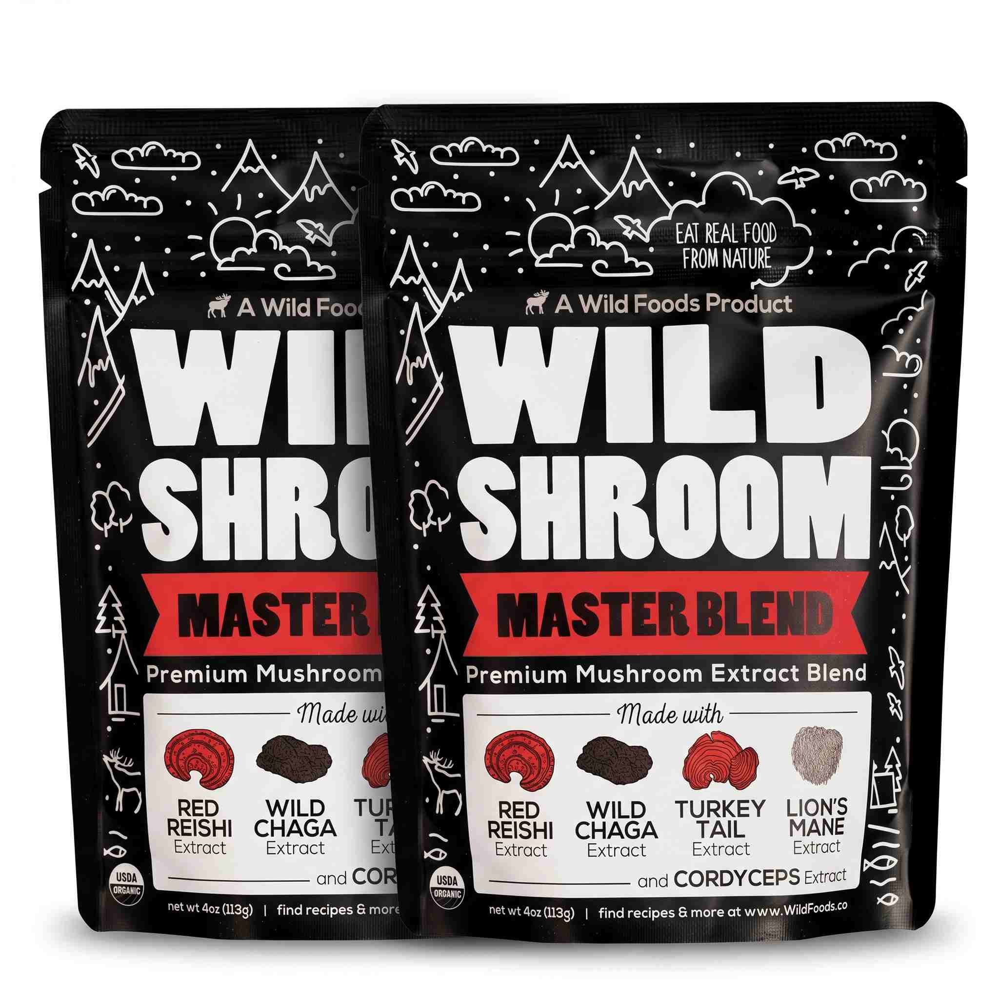 Master Mushrooms Blend, 110 servings – Daily Immune Support Adaptogenic Mushrooms - Image 8