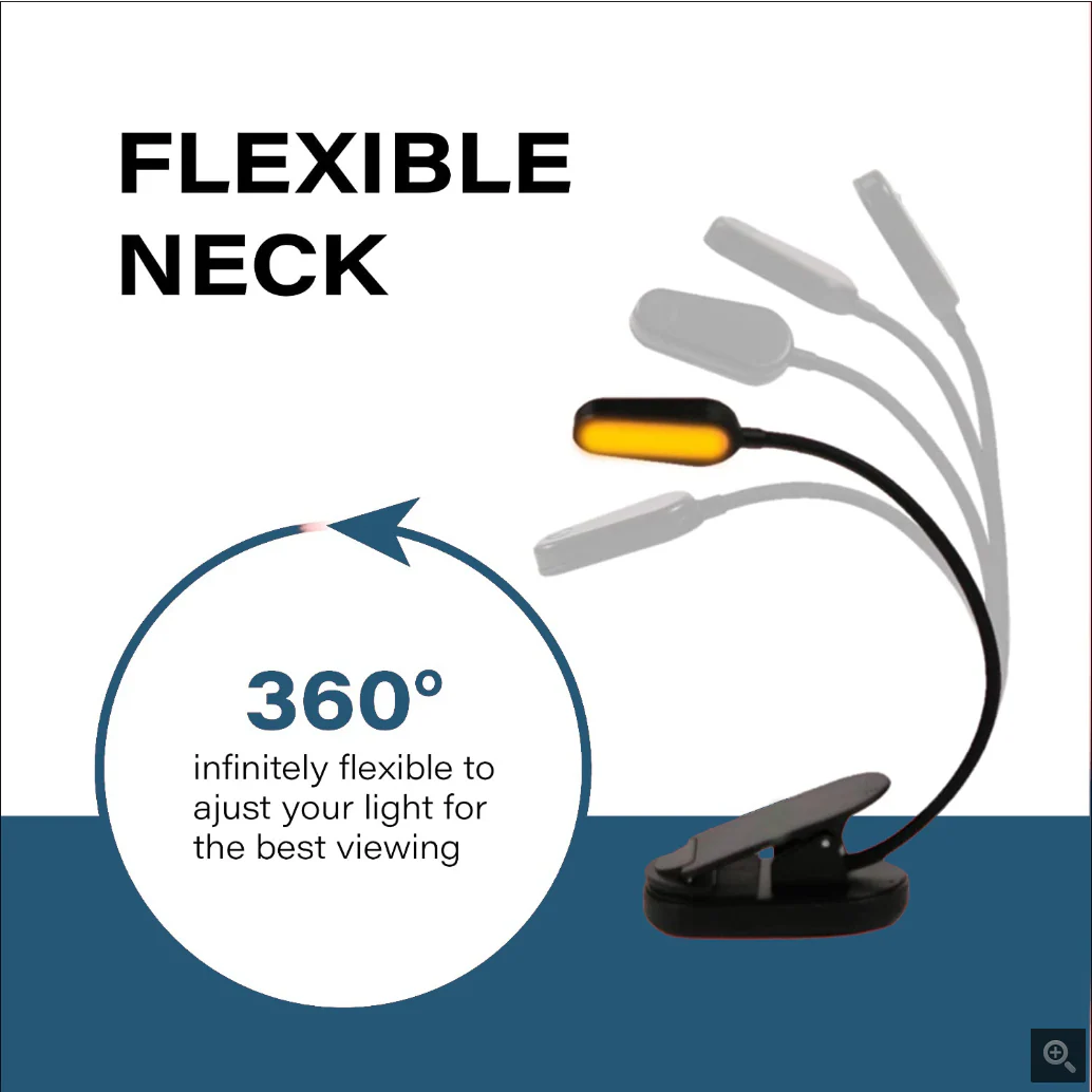 NEW Orange Glow Reading light - Image 3