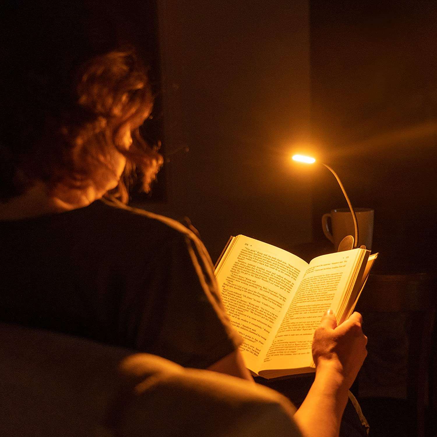 NEW Orange Glow Reading light - Image 4