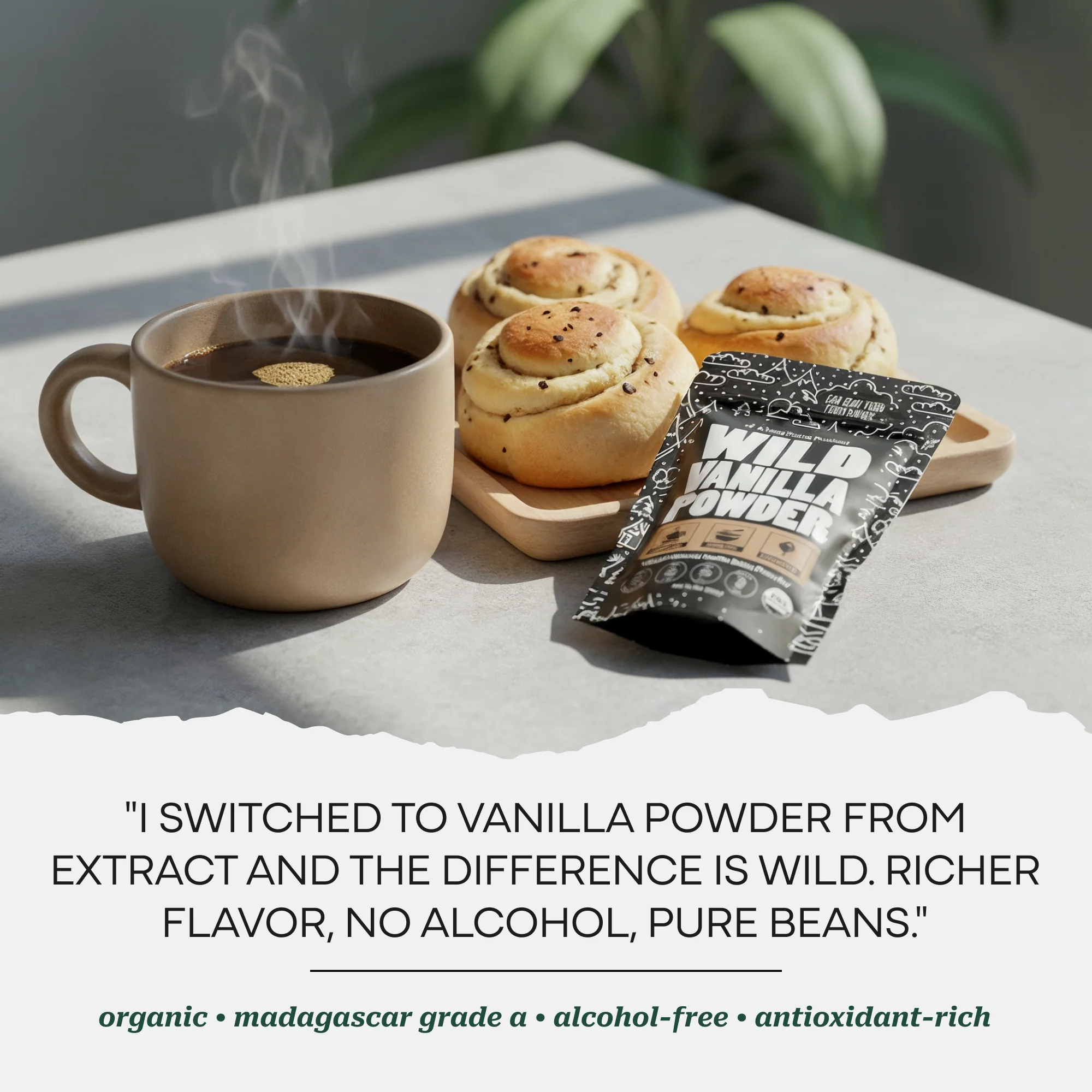 Vanilla Powder, 28 servings - Organic Ground Whole Vanilla Beans - Image 5