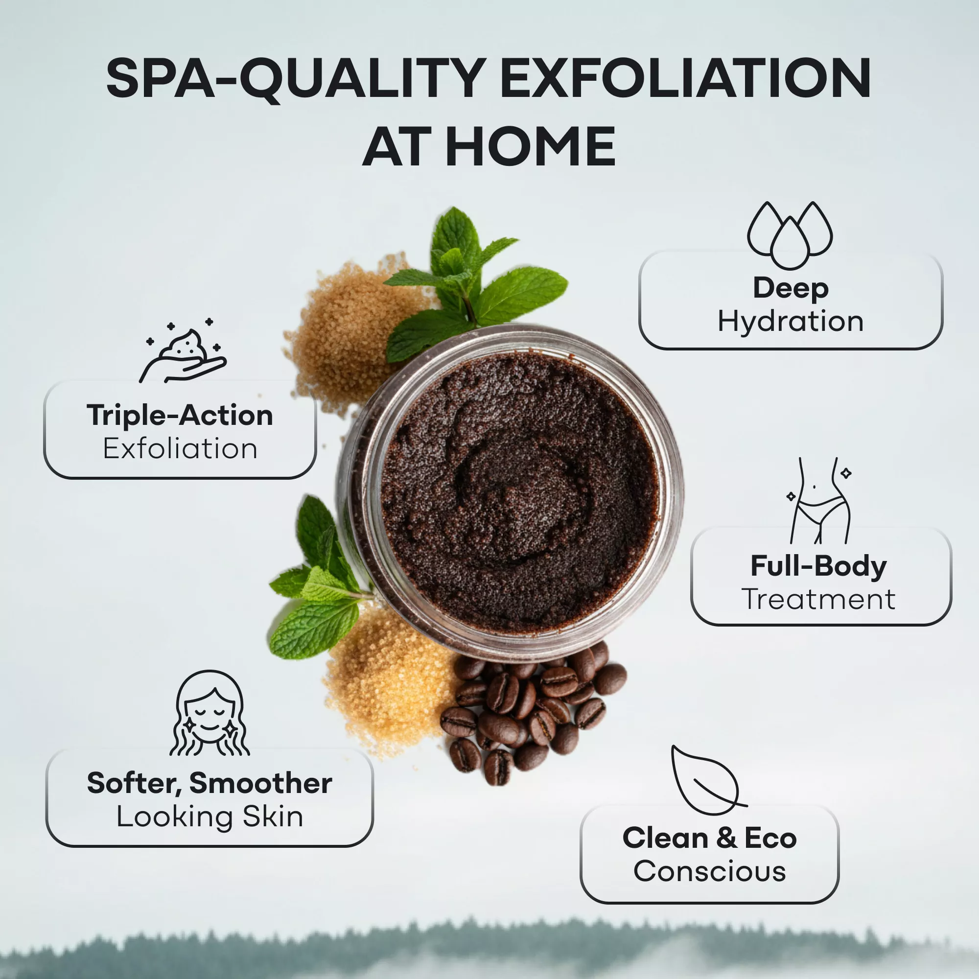 Wild Coffee Scrub — Full-Body Exfoliating Sugar & Oils Scrub - Image 2
