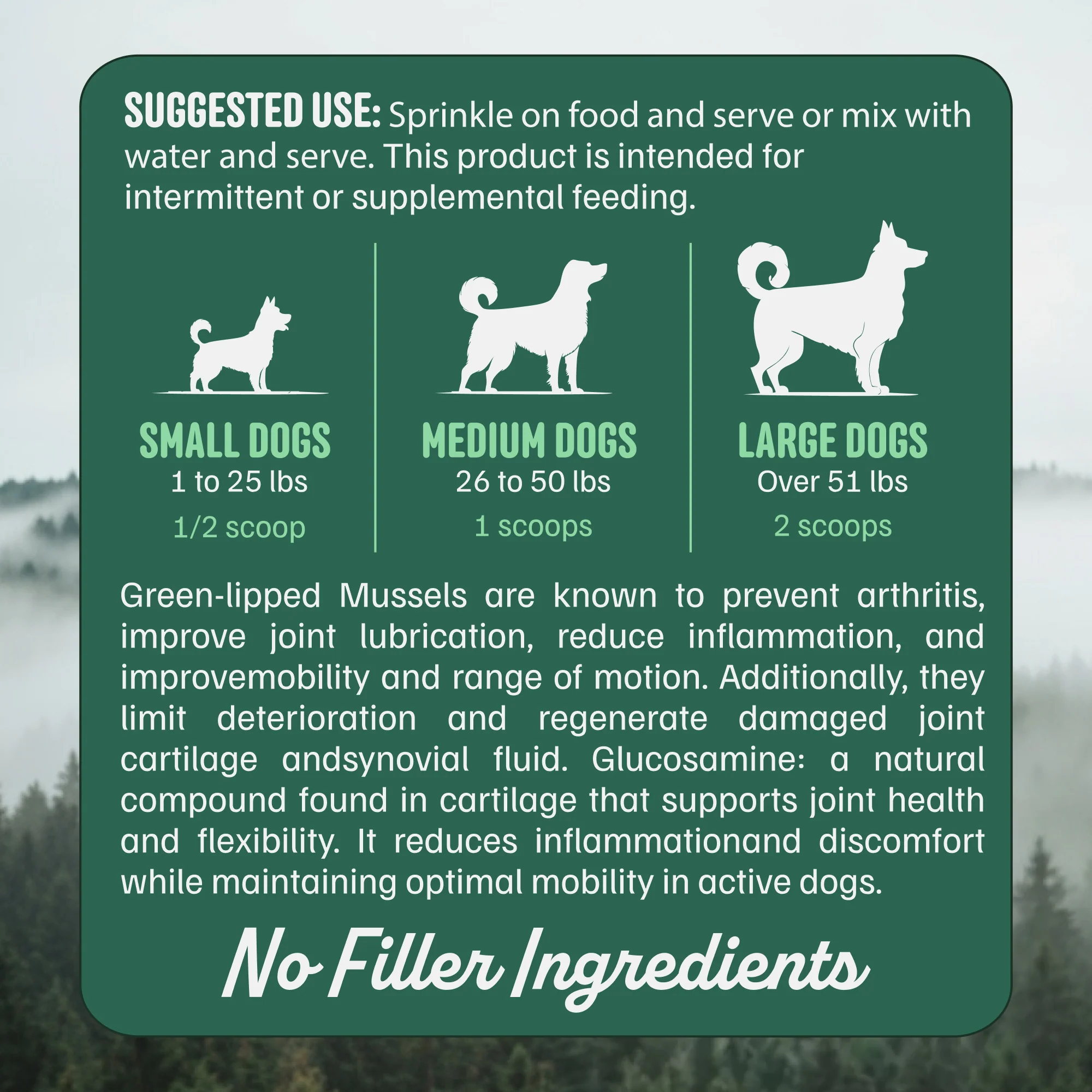 Wild Pets - Blue Lipped Mussel & Glucosamine Powder - Image 7