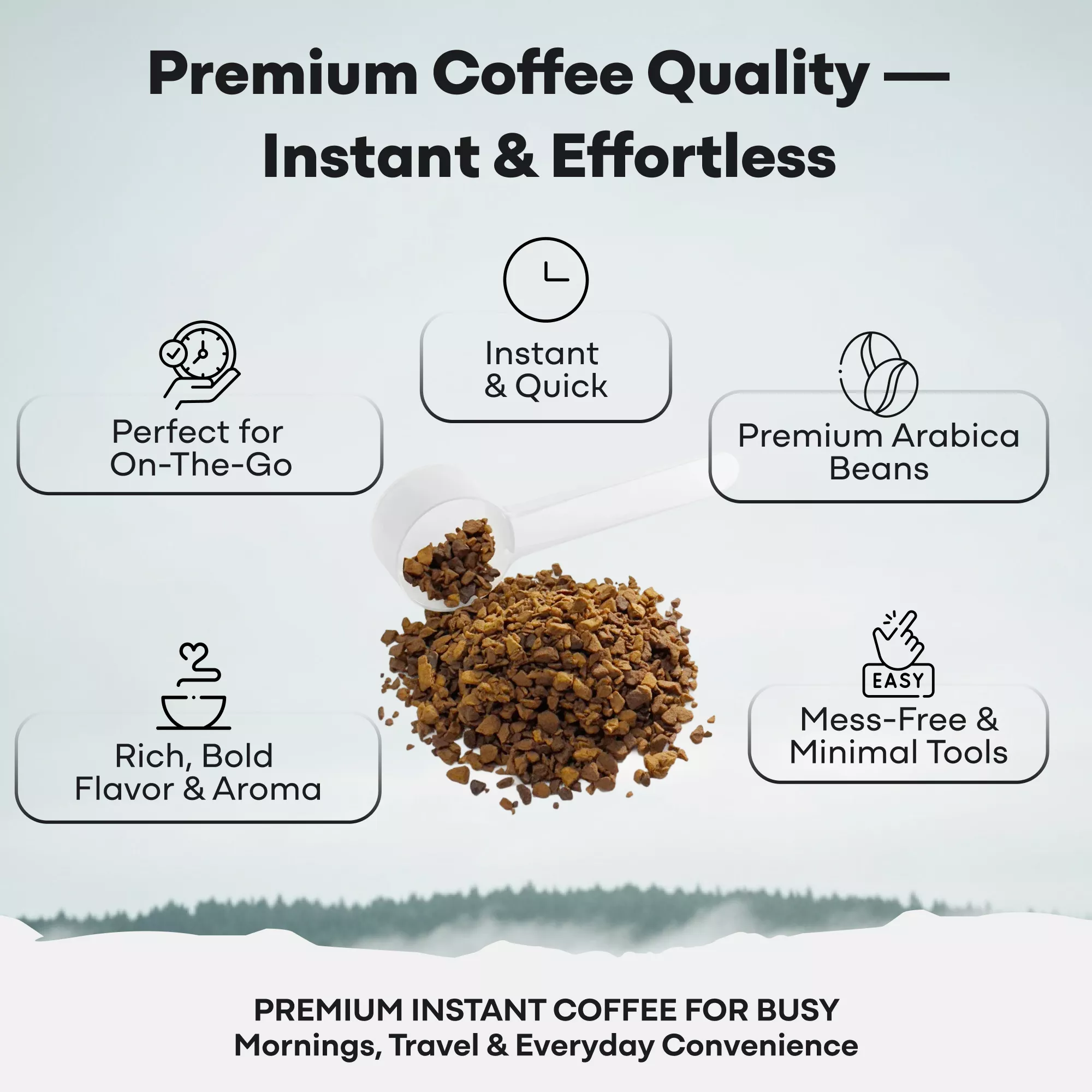 Wild Instant Coffee (Dark Roast) — Single Origin, 100% Arabica - Image 2