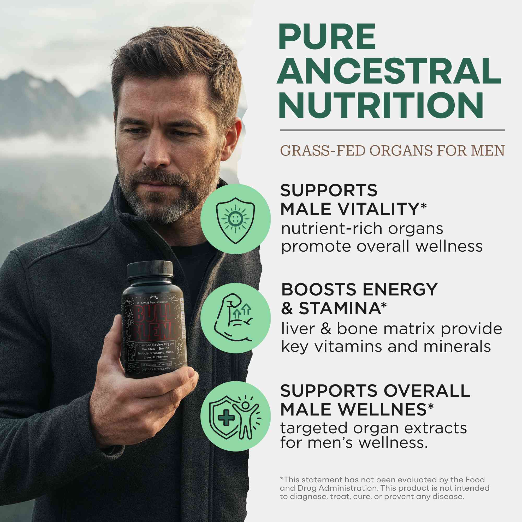 Bull Blend, 30 servings – supporting natural energy levels and male vitality. - Image 3