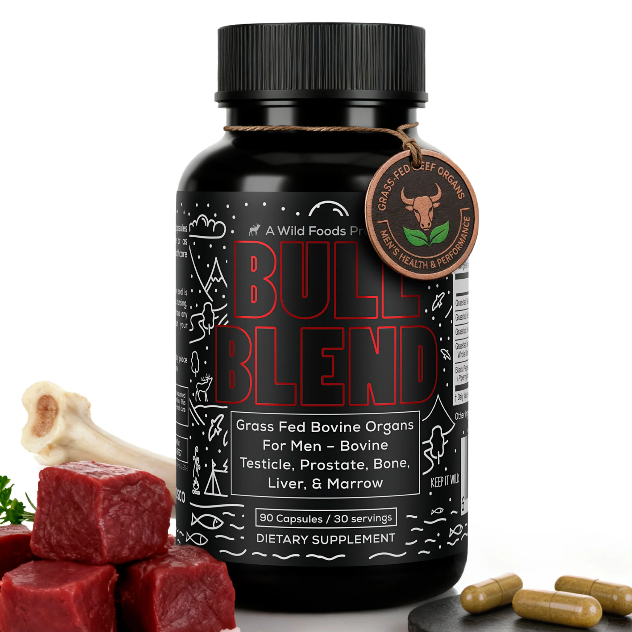 Wholesale of 10 - The Bull Blend - Beef Organs for Hormone Support - Image 2
