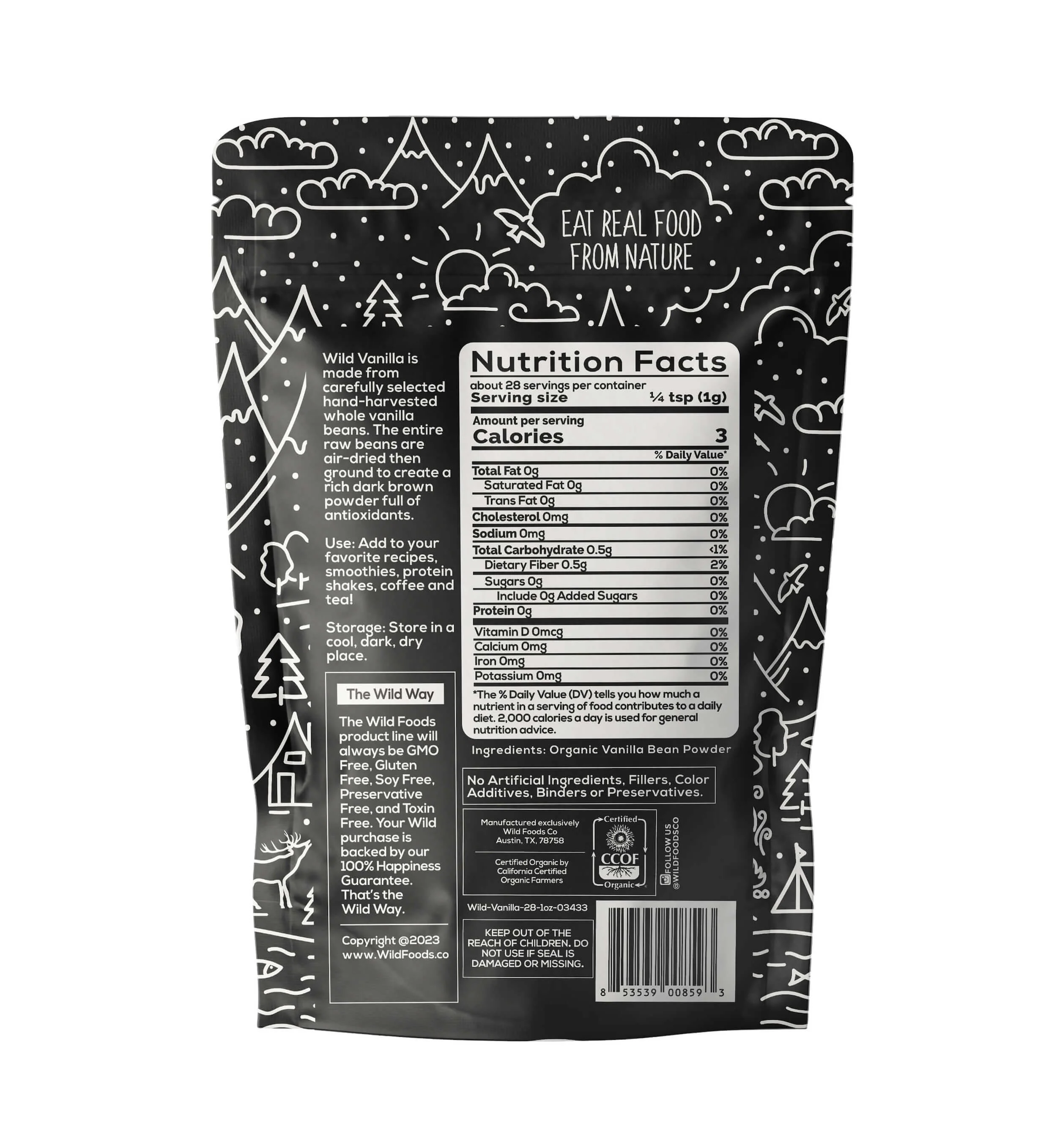 Wholesale of 10 - Vanilla Powder - Organic Ground Whole Vanilla Beans - Image 2