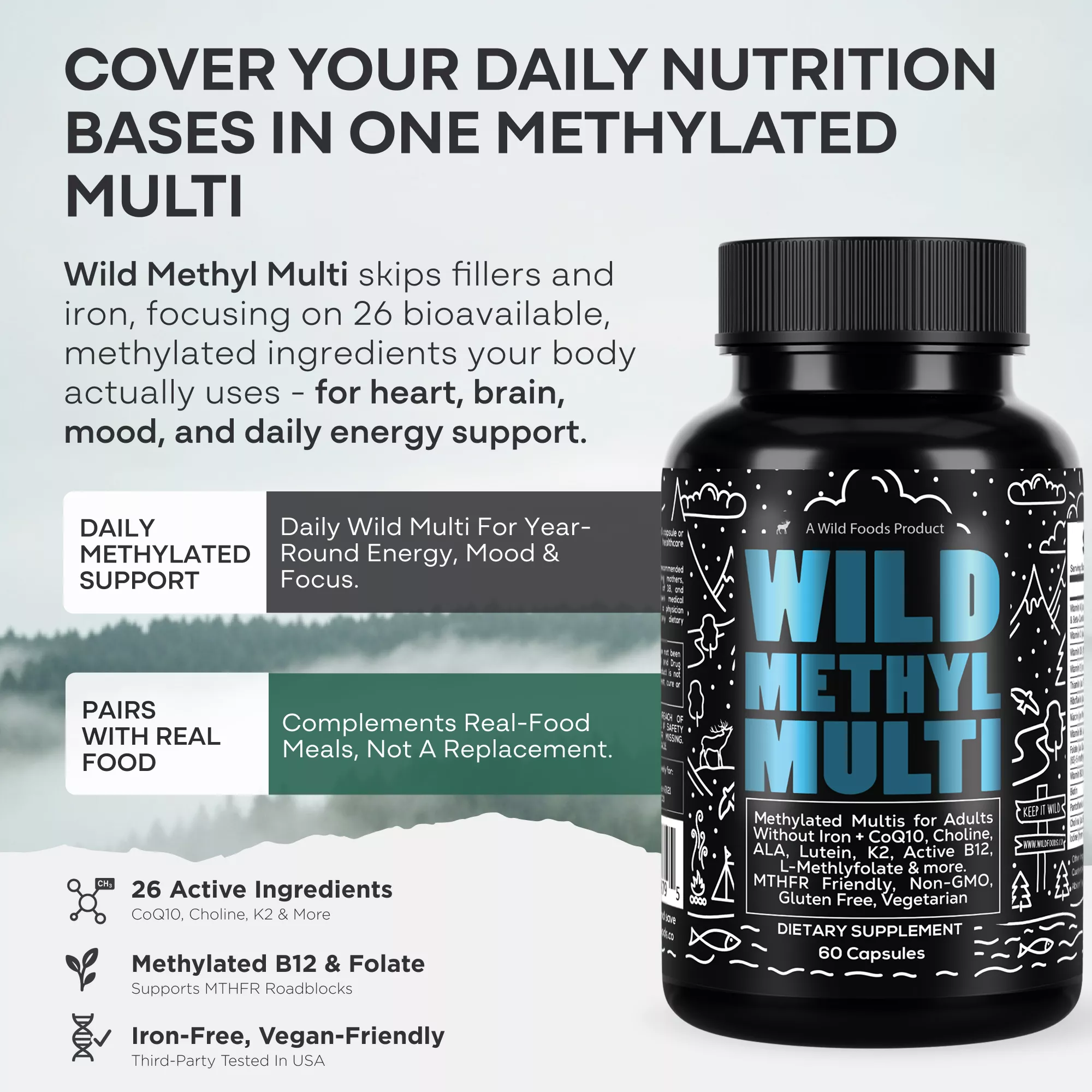Methylated Whole Food Multivitamin - Image 4