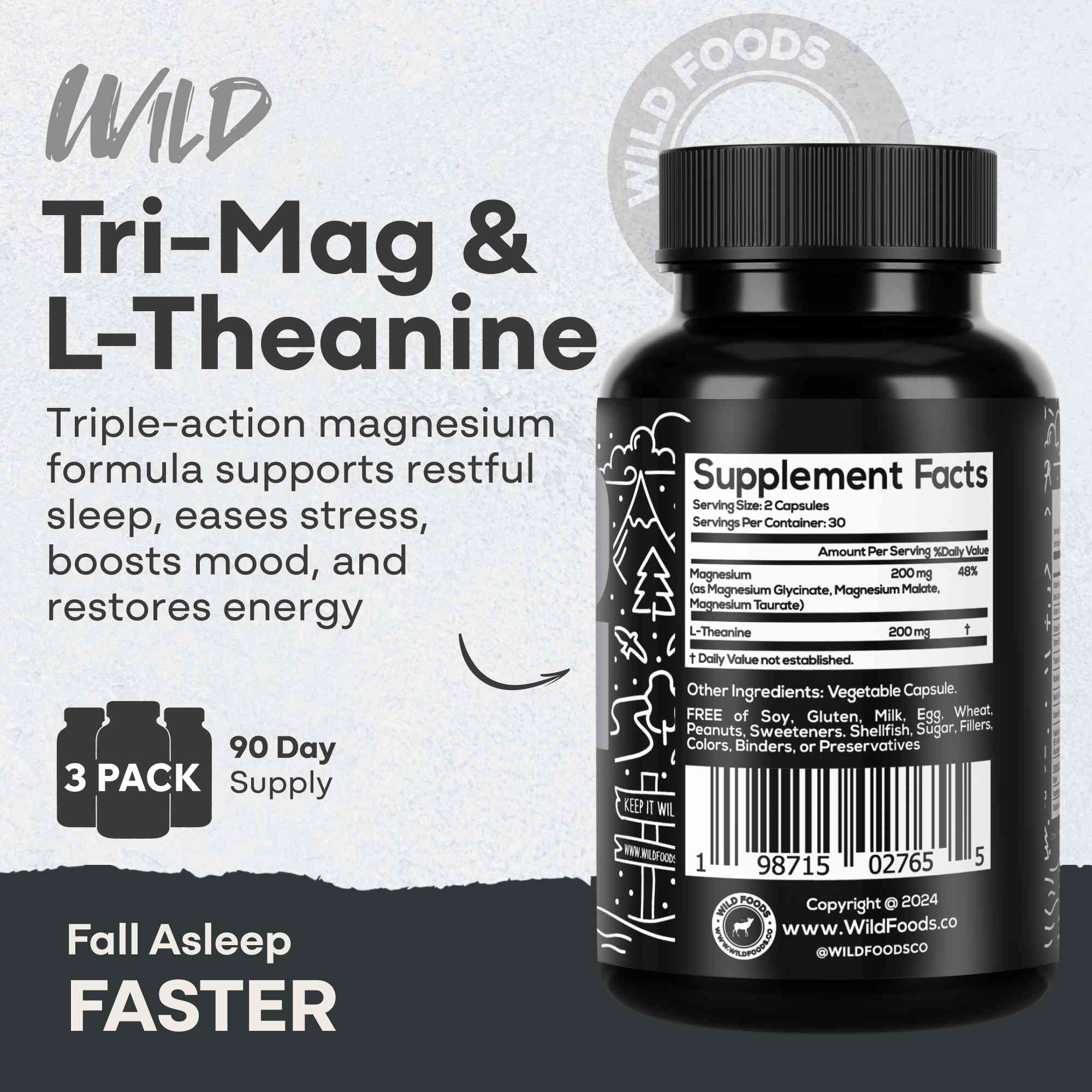 Wholesale of 10 - Tri-Mag with L-Theanine - Image 3