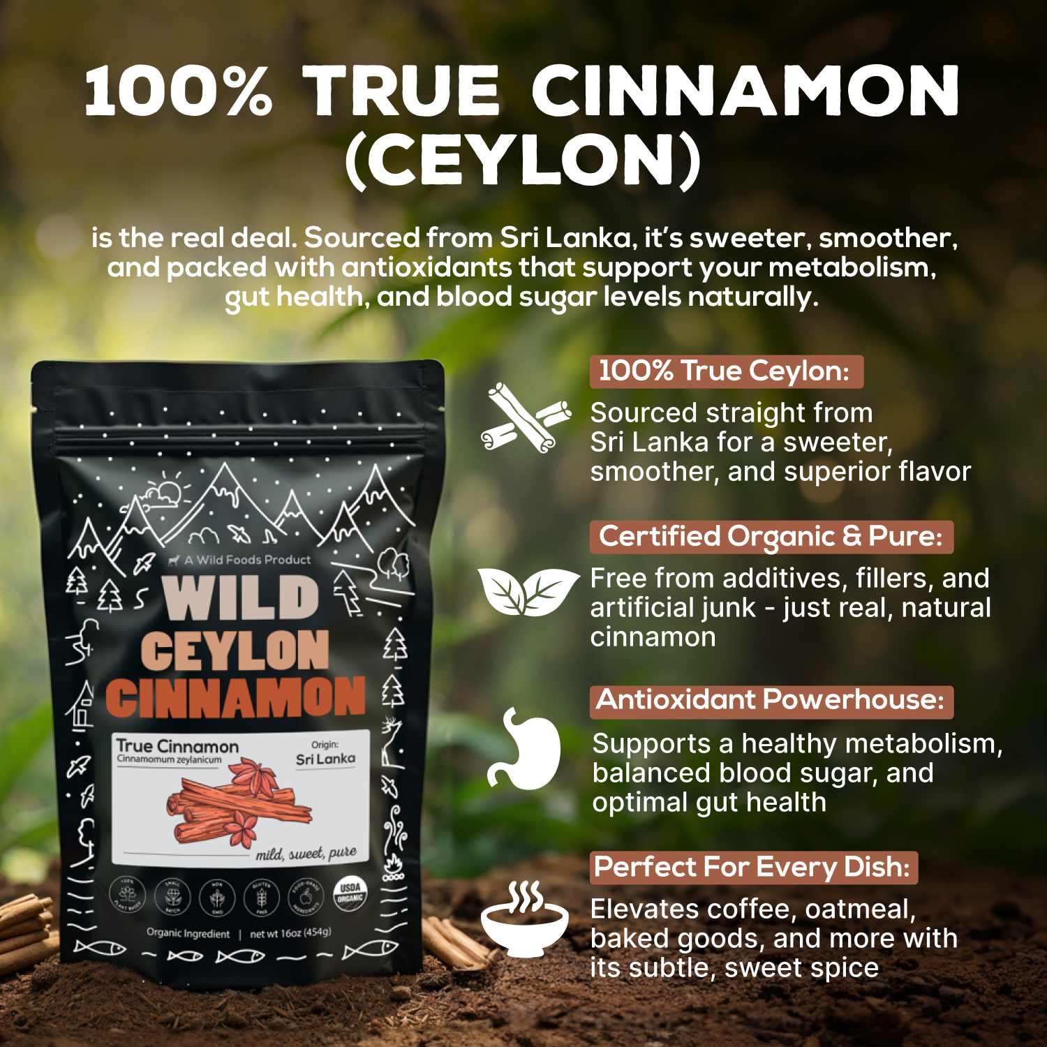 Wholesale of 10 - Ceylon Cinnamon Powder Organic - Image 2
