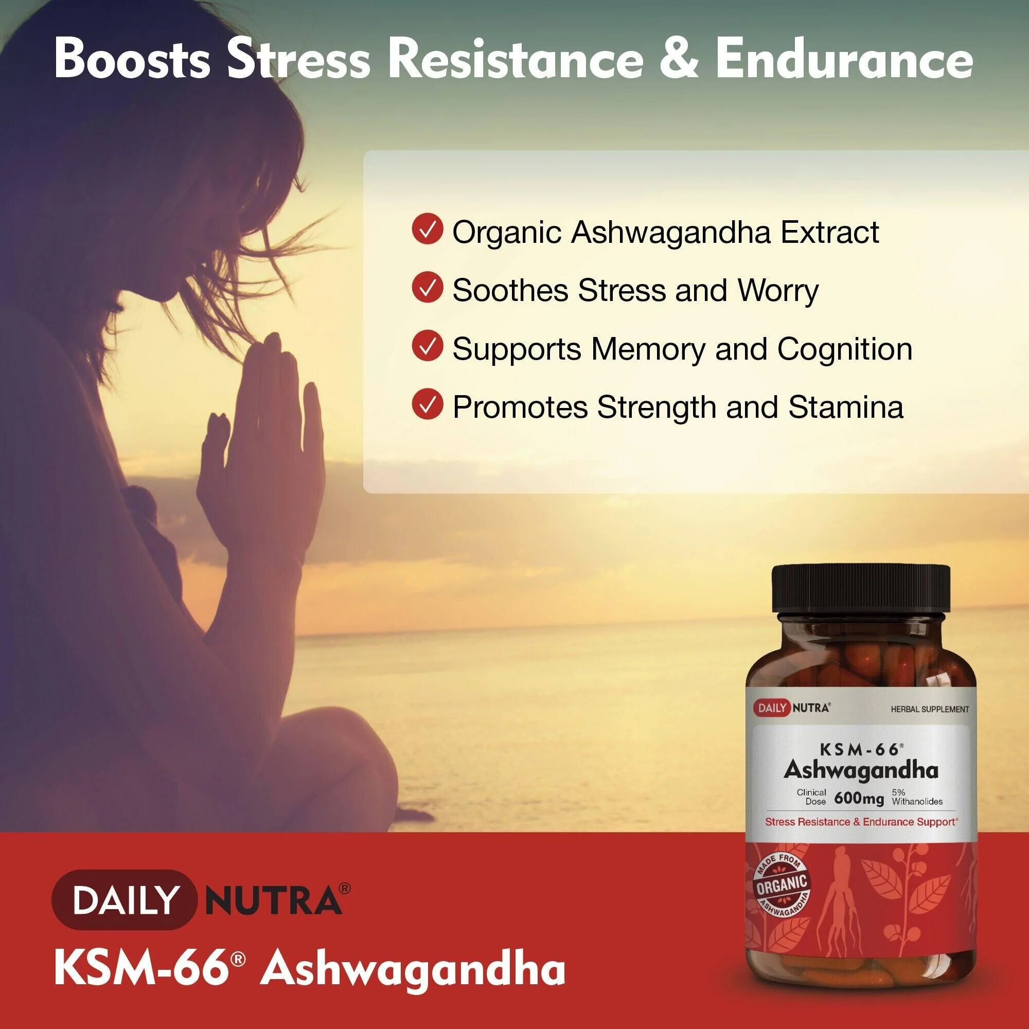 Wholesale of 10 - Daily Nutra KSM-66 Ashwagandha 60c - Image 3
