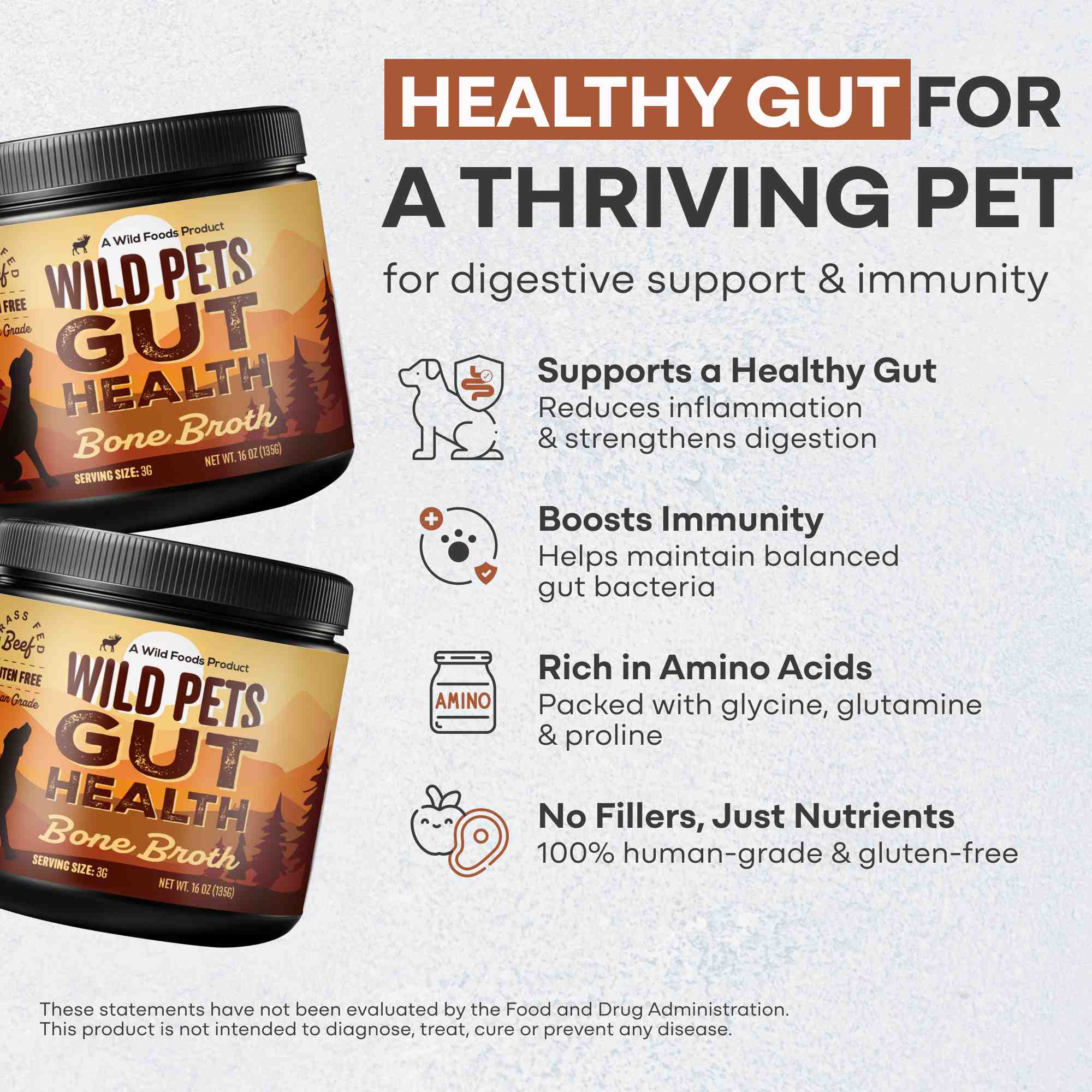 Wholesale of 10 - For Dogs | Bone Broth Powder - Image 3