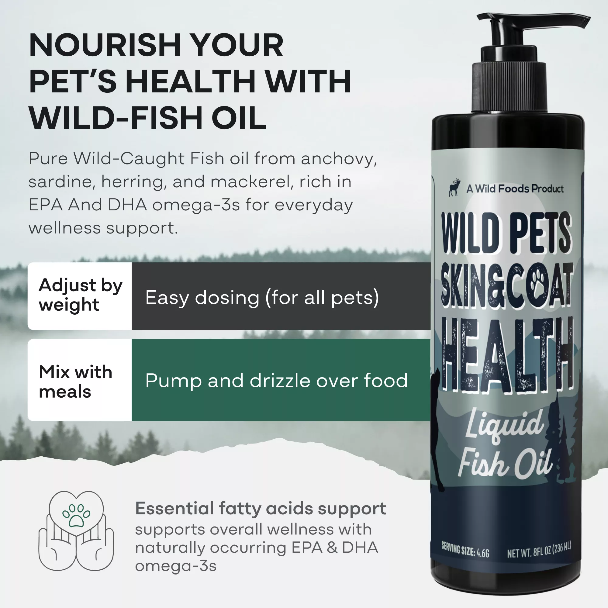 Wholesale of 10 - Wild Pets Liquid Fish Oil - Image 3