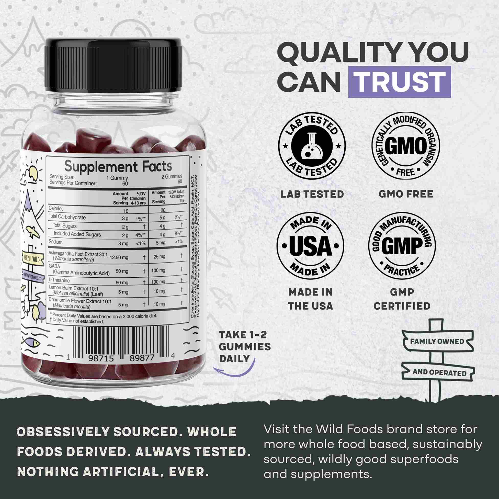 Wholesale of 60 - Wild Kids Calm Gummies - Image 4