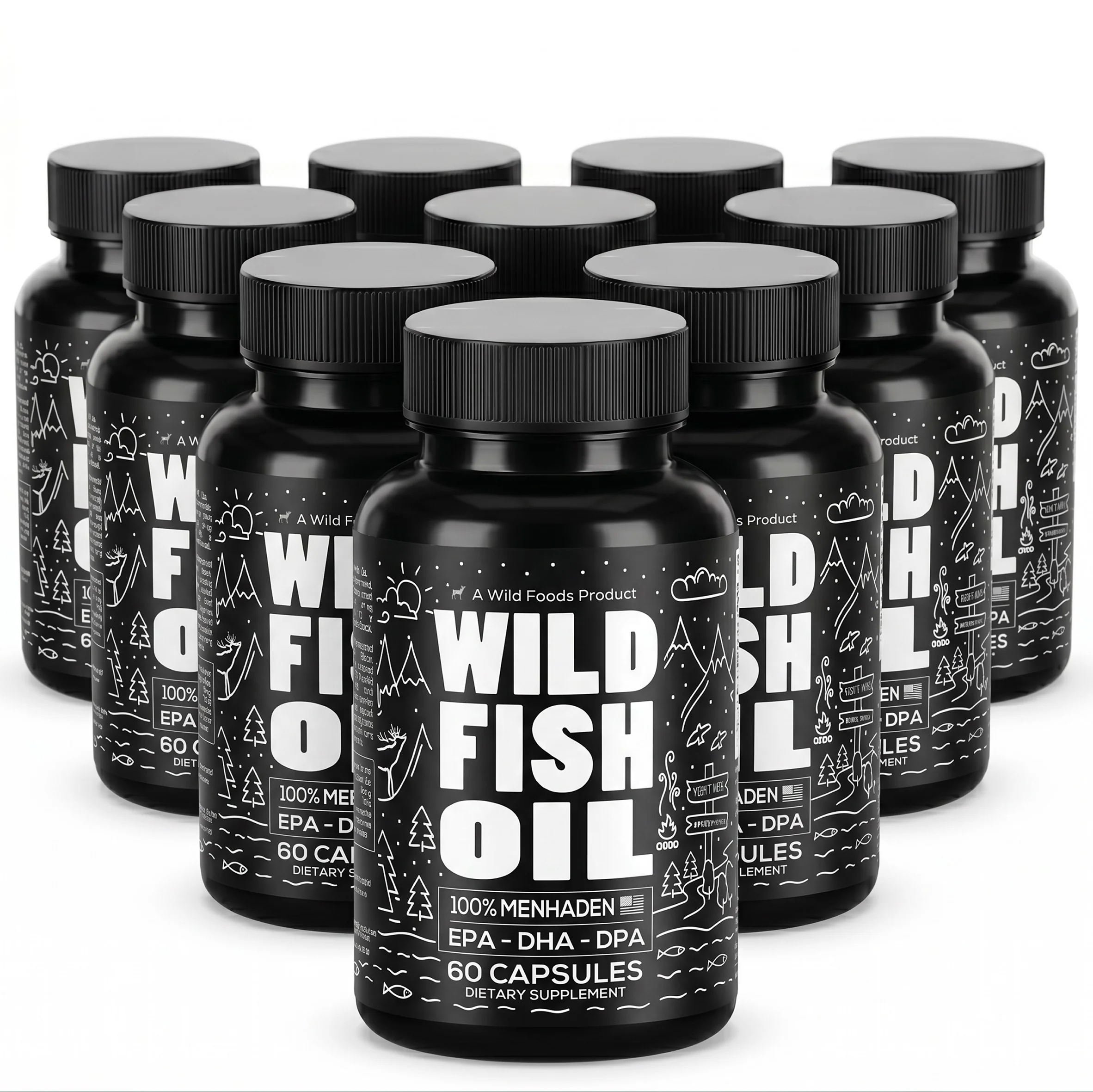 Wholesale of 10 - Wild Fish Oil, Omega-3 DHA, EPA, DPA, TG Form - Image 2