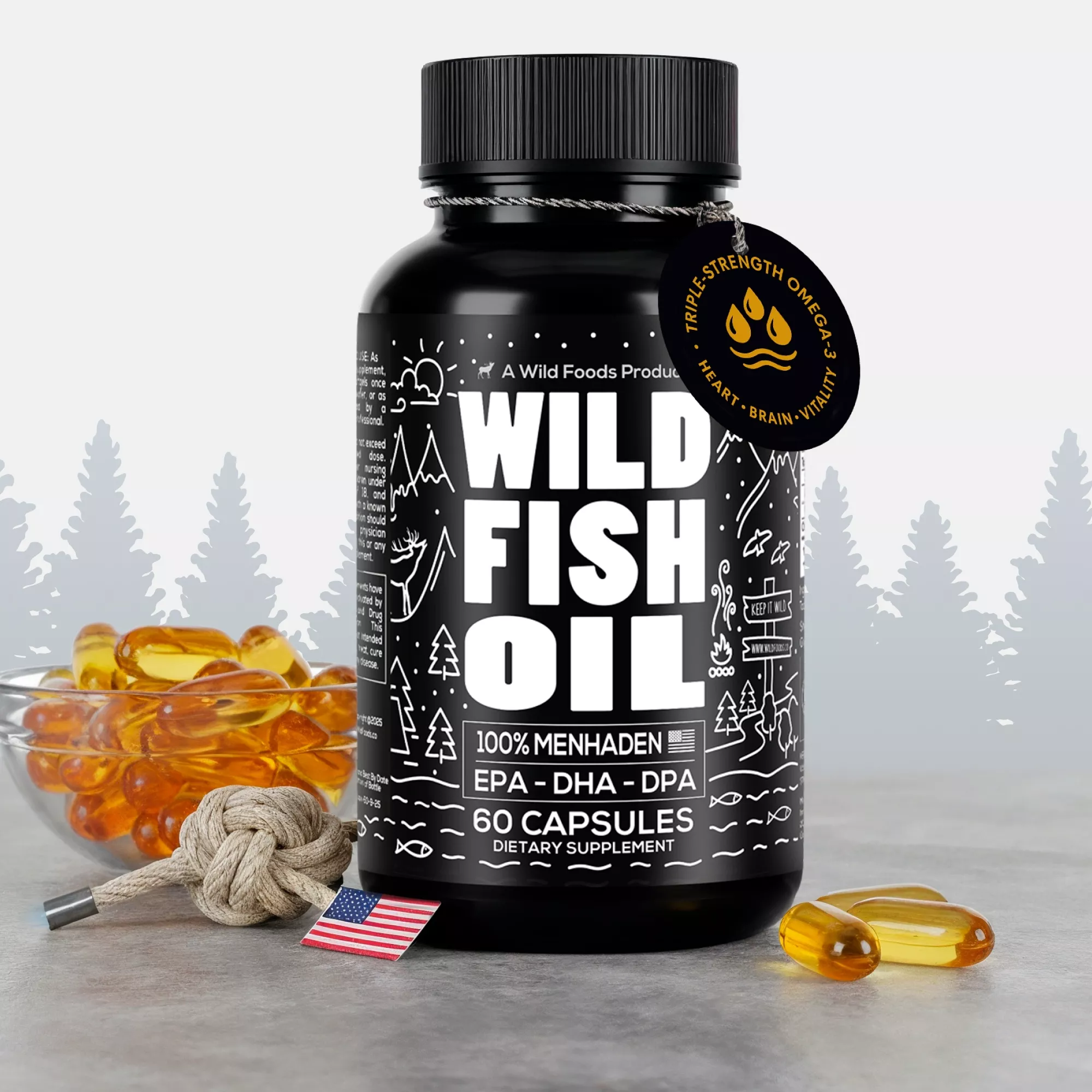 Wholesale of 10 - Wild Fish Oil, Omega-3 DHA, EPA, DPA, TG Form - Image 3