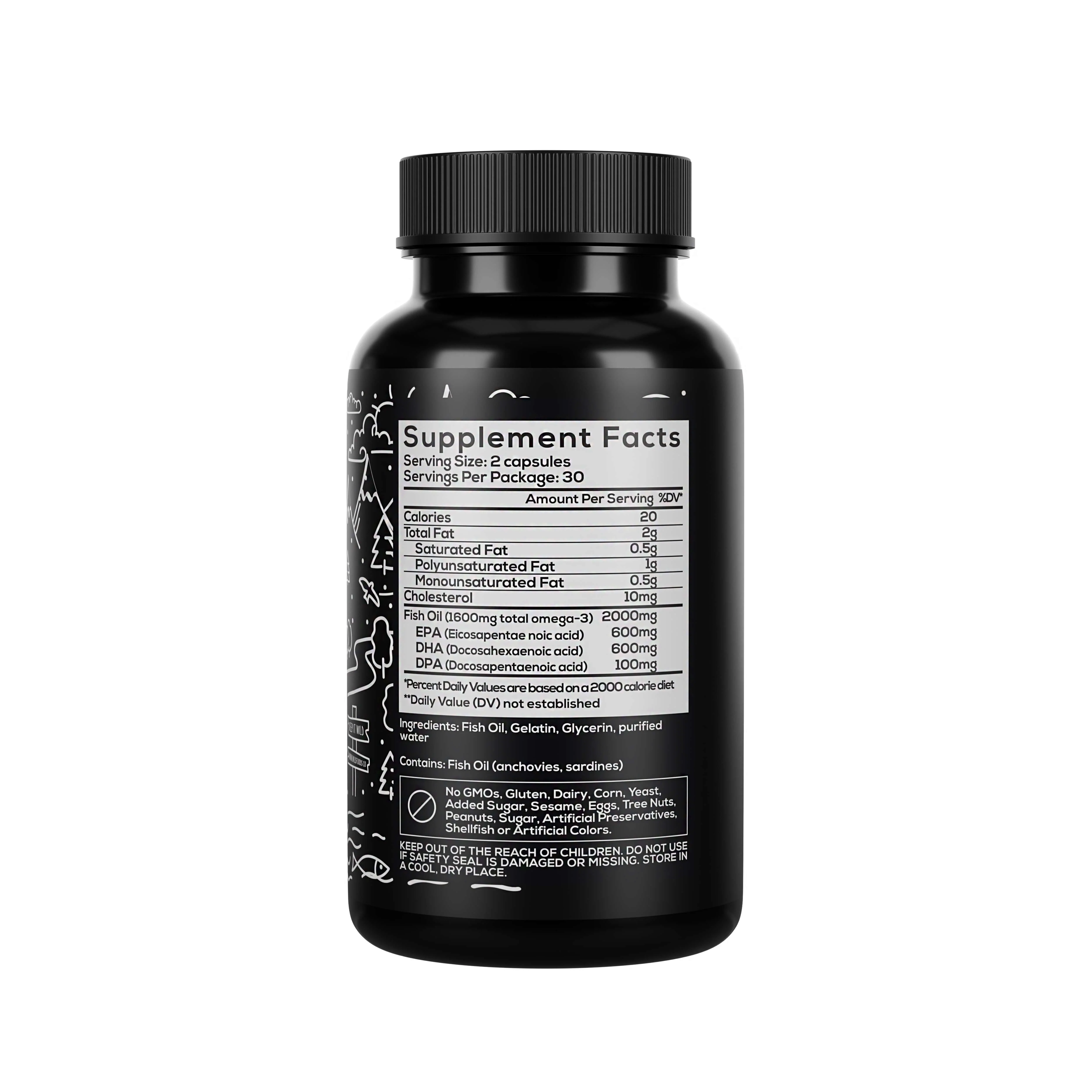 Wholesale of 10 - Wild Fish Oil, Omega-3 DHA, EPA, DPA, TG Form - Image 4