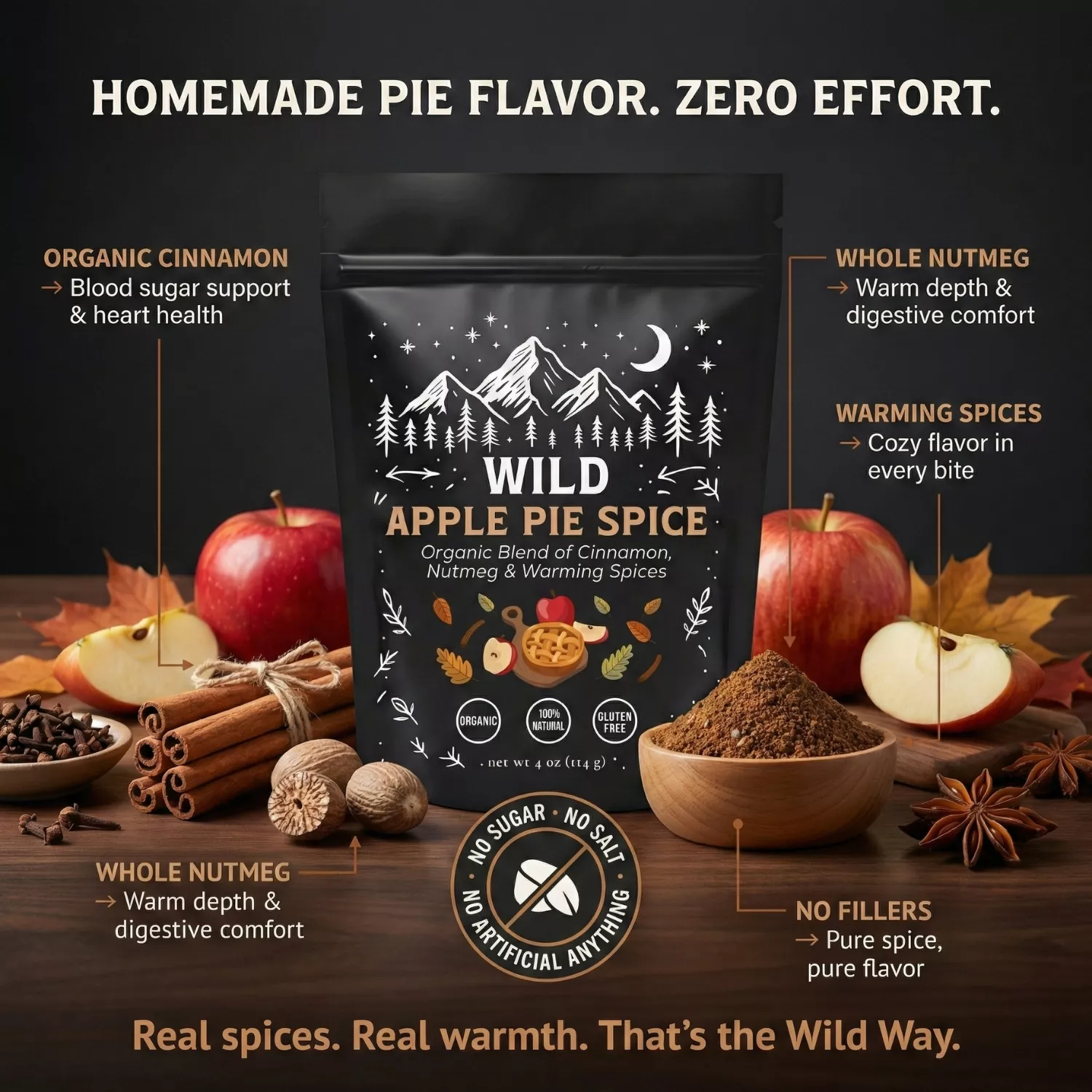 Wild Apple Pie Spice 4oz - Image 2