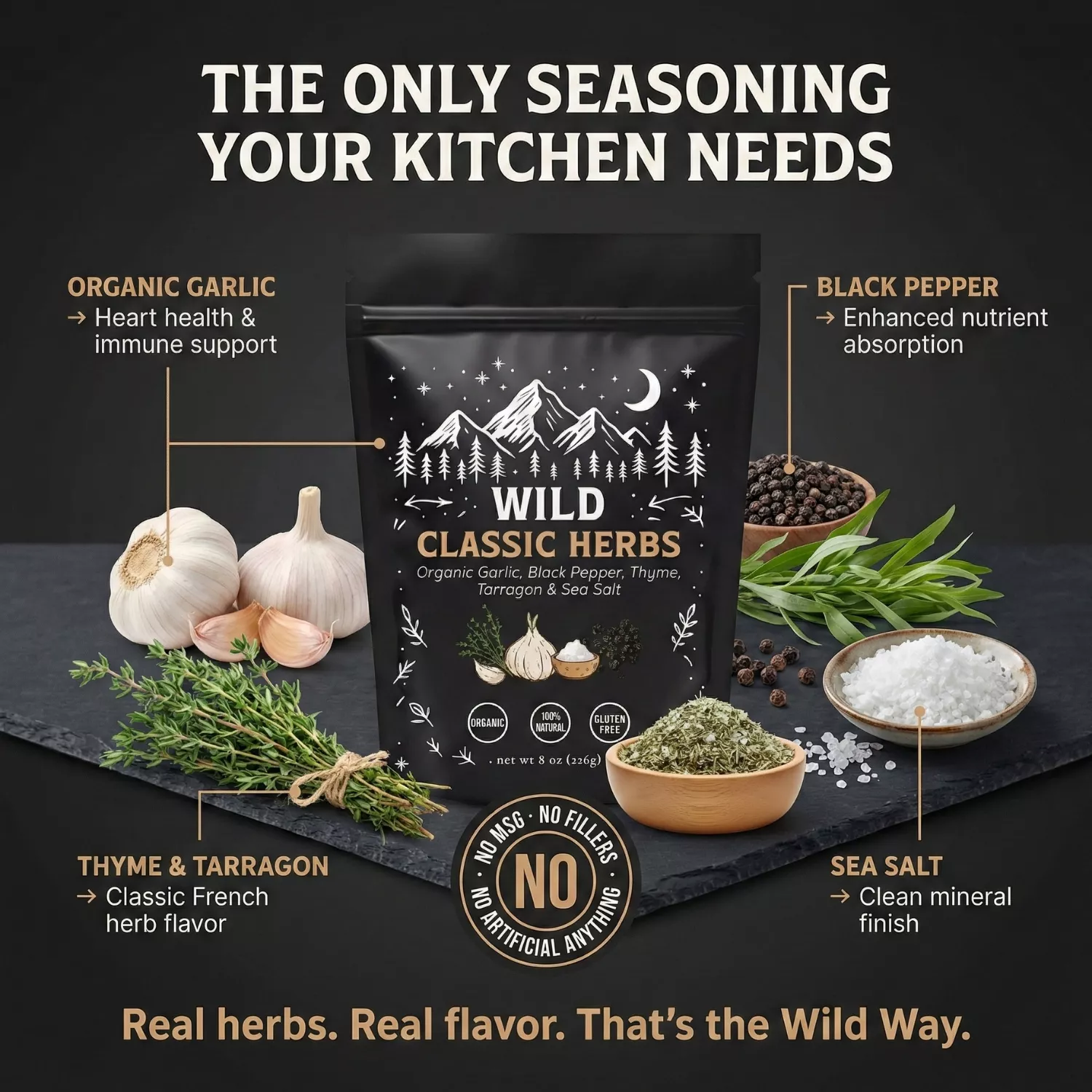 Wild Classic Herbs 4oz - Image 2