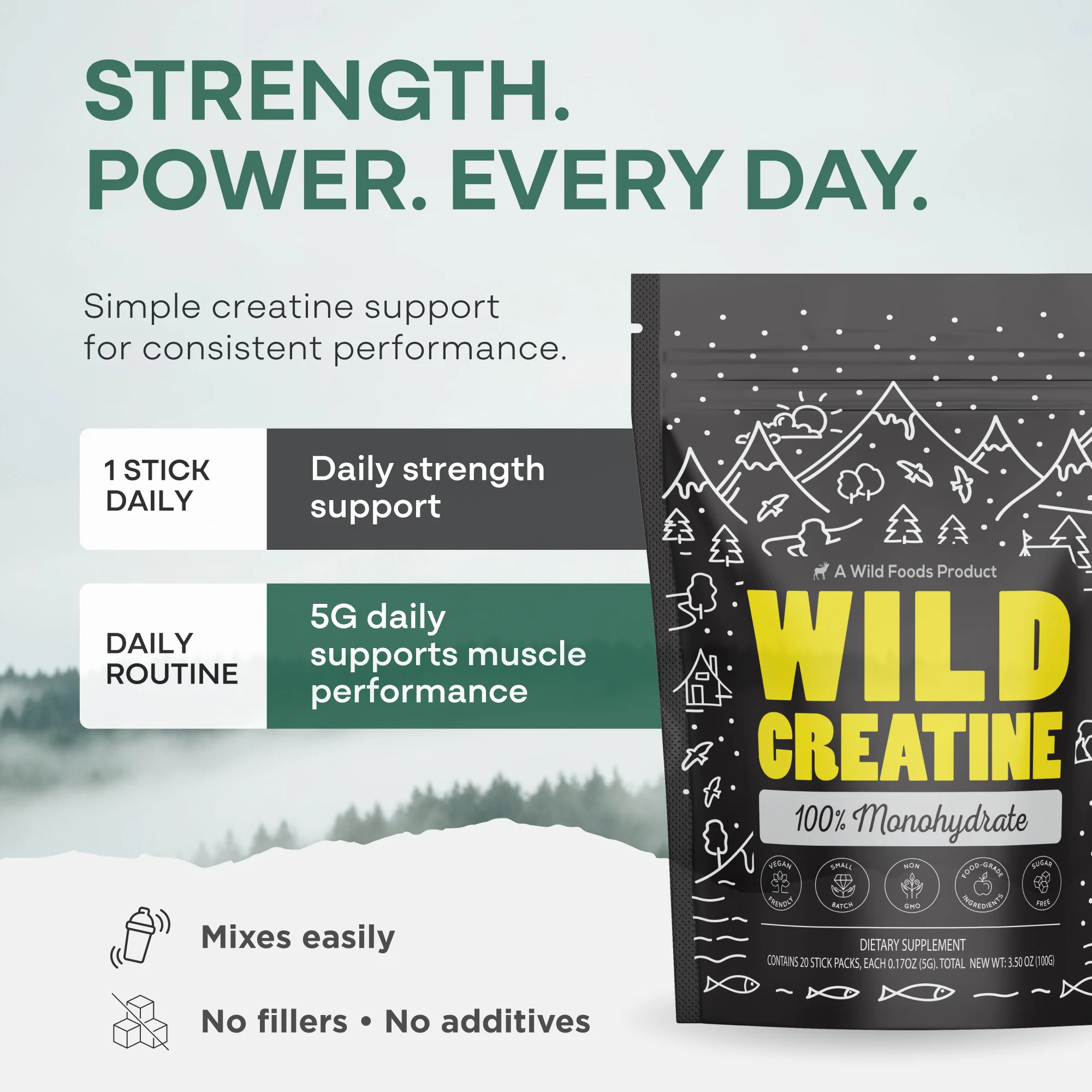 Wild Creatine Monohydrate - Image 3