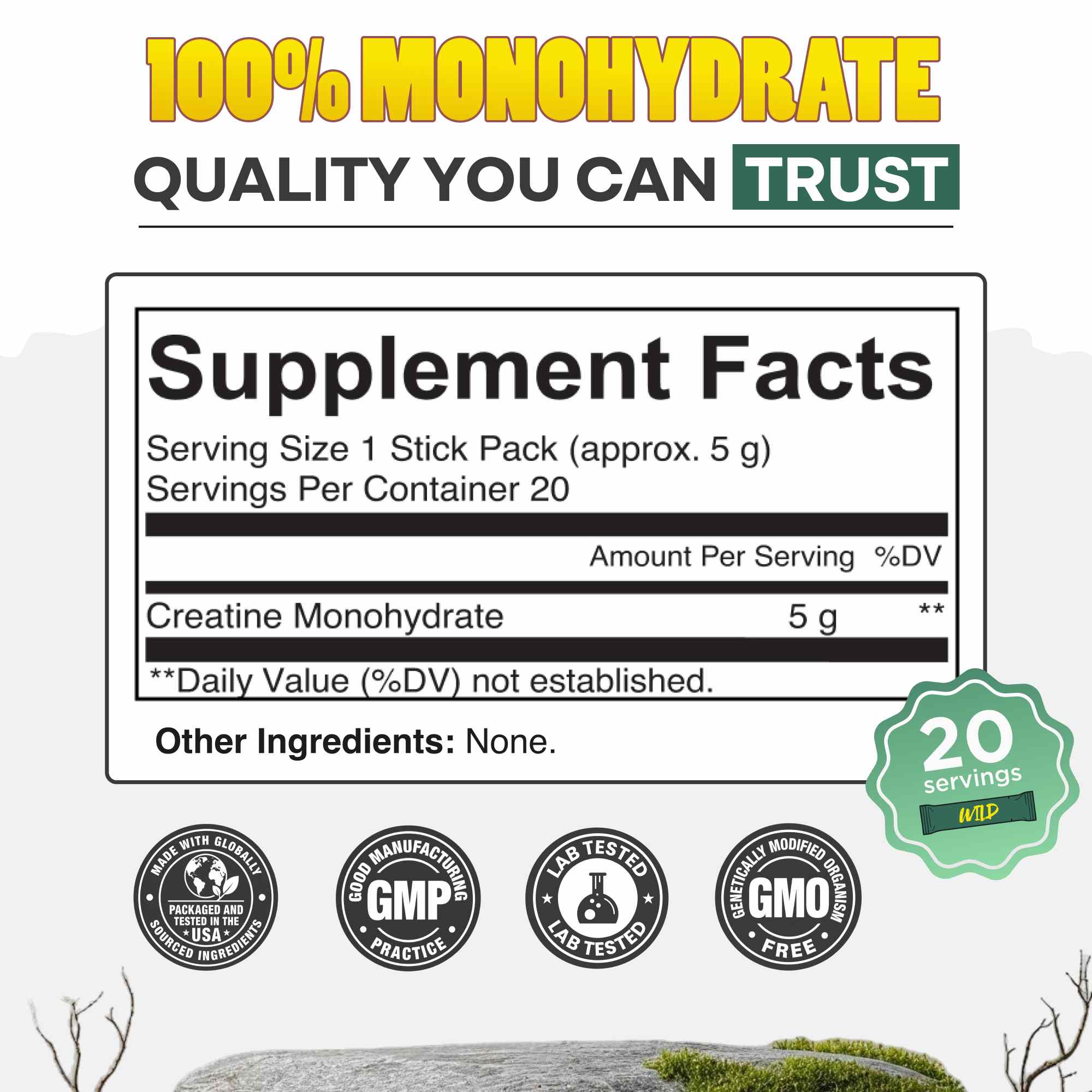 Wild Creatine Monohydrate - Image 4