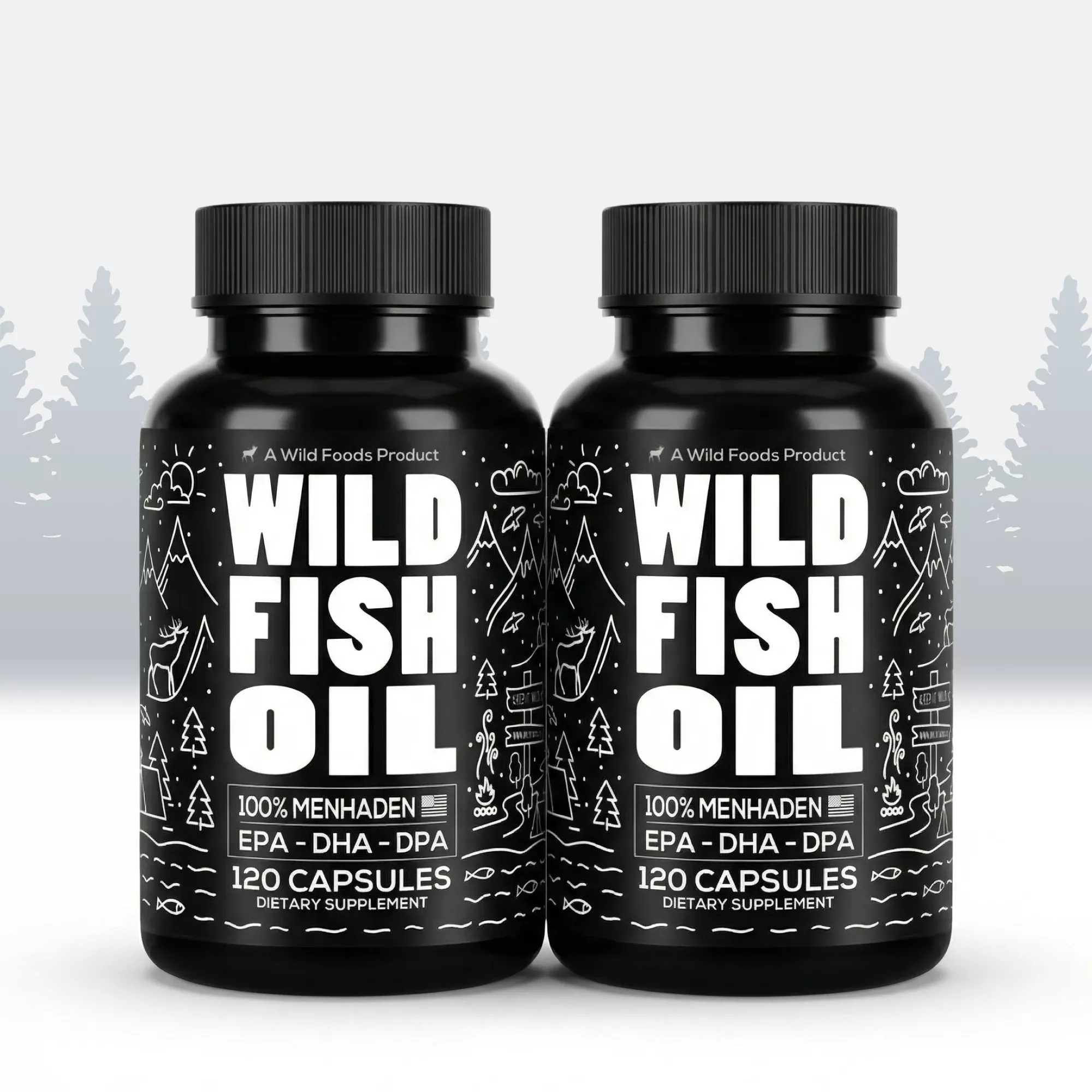 Wild Fish Oil Capsules, Omega-3 Blend, Sustainable, Pure, Third-Party Tested - Image 13