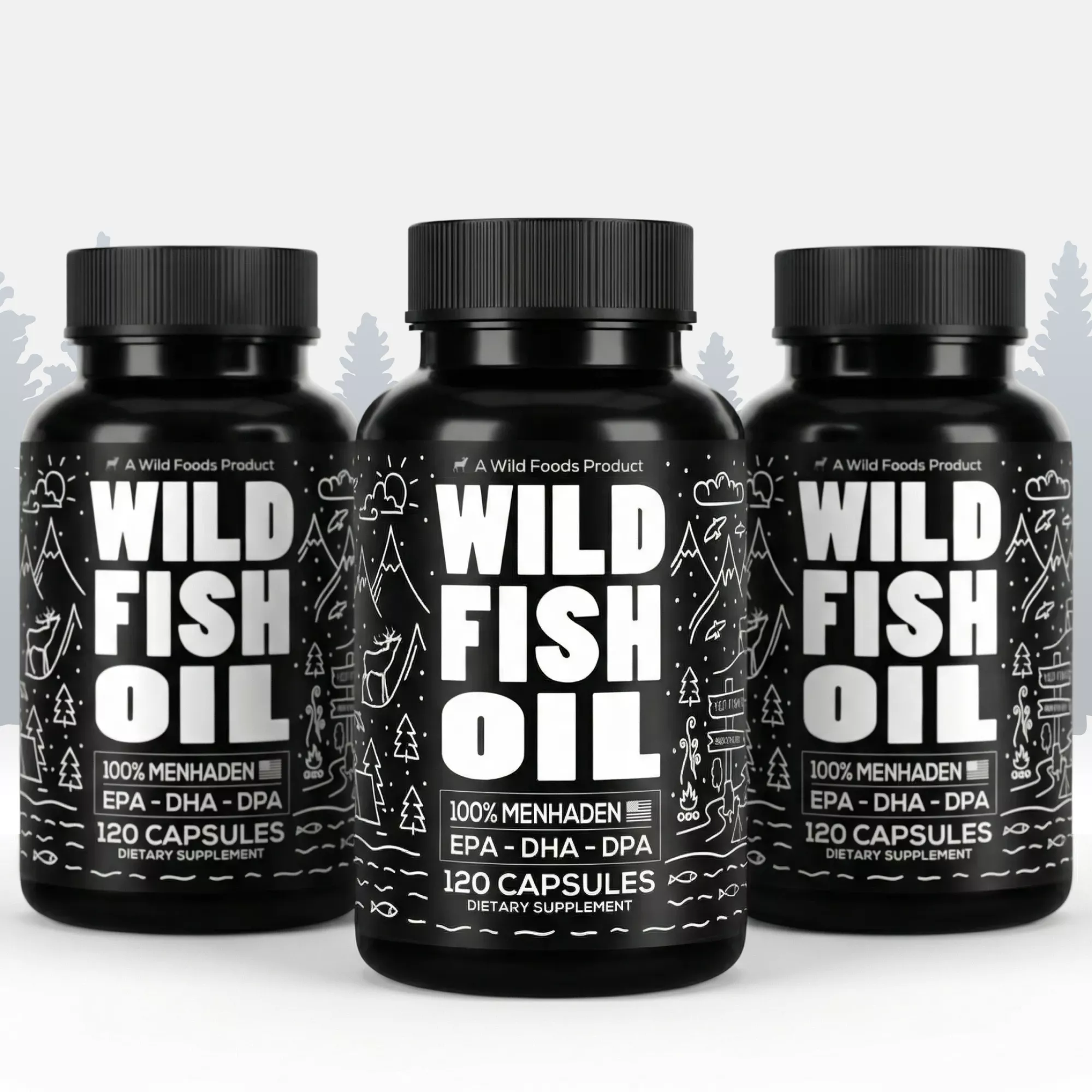 Wild Fish Oil Capsules, Omega-3 Blend, Sustainable, Pure, Third-Party Tested - Image 14