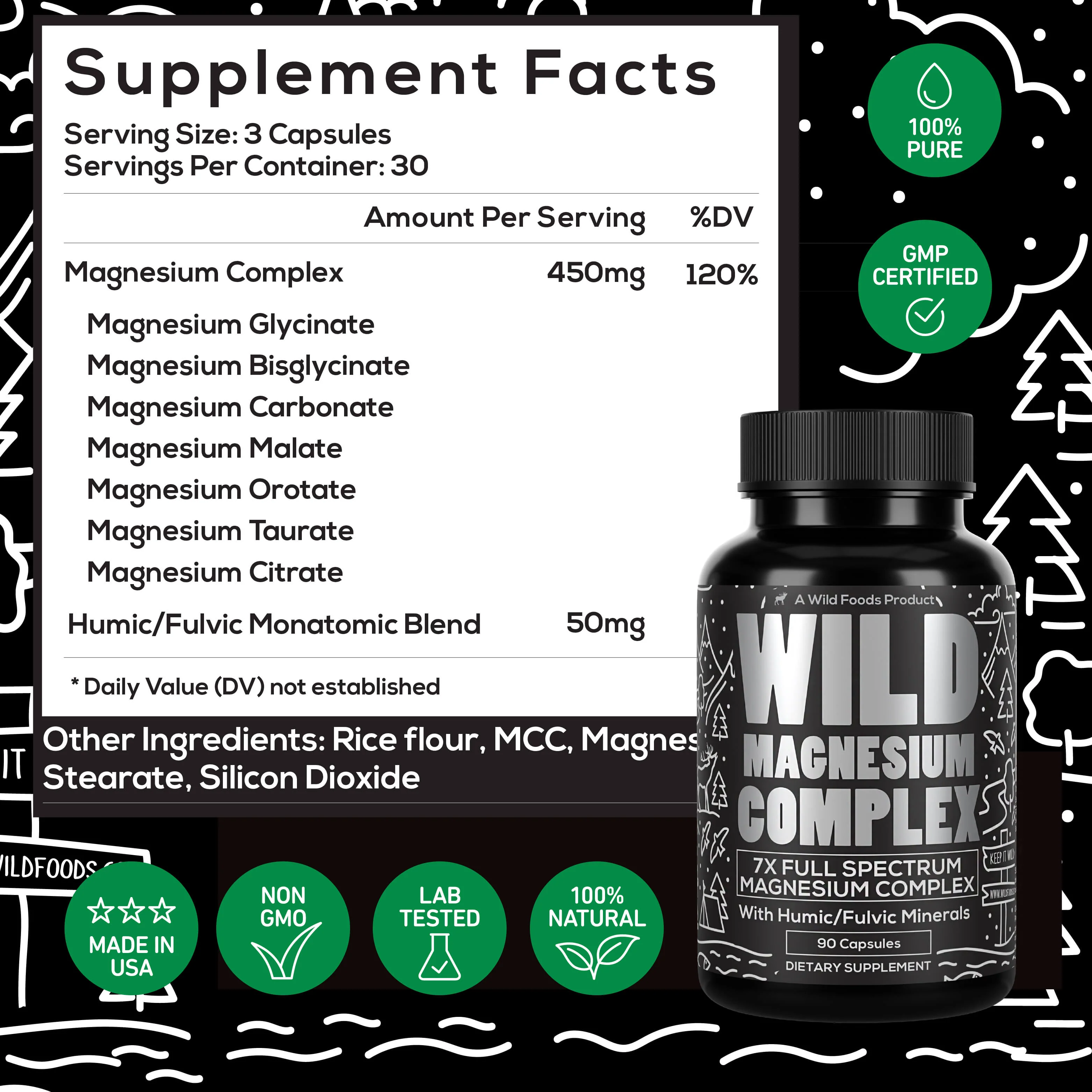 Wholesale of 10 - Wild Magnesium Complex - 7x Forms - Image 3