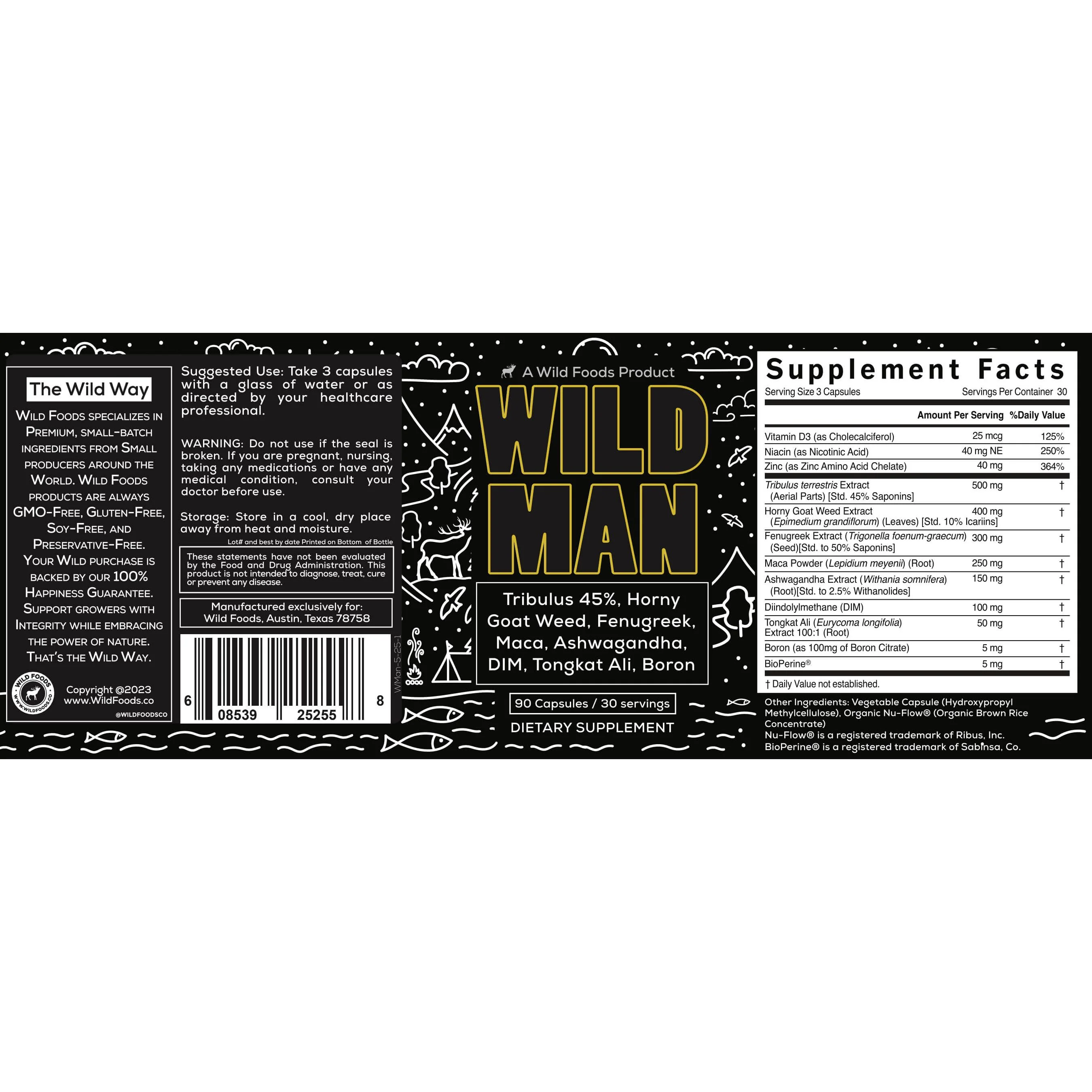 Wholesale of 10 - Wild Man Men's Herbal Hormone Stack - Image 7
