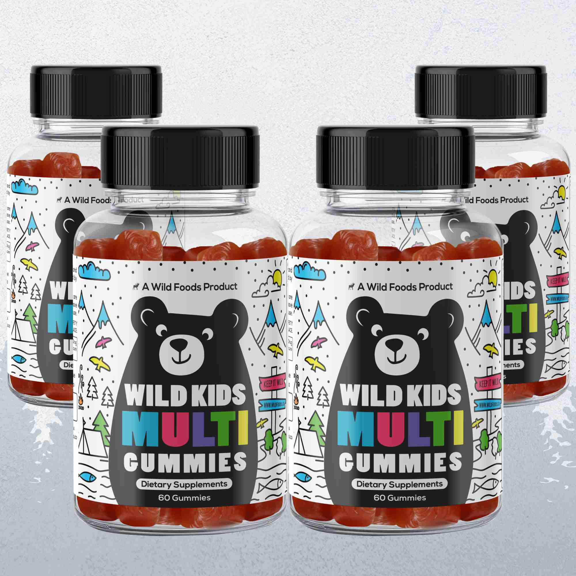 Wild Kids Multivitamin Gummies – formulated to support focus and a positive mood in growing kids. - Image 10