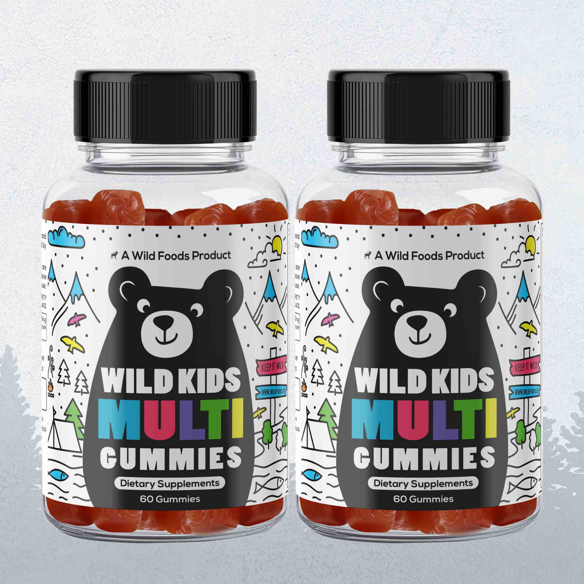 Wild Kids Multivitamin Gummies – formulated to support focus and a positive mood in growing kids. - Image 8