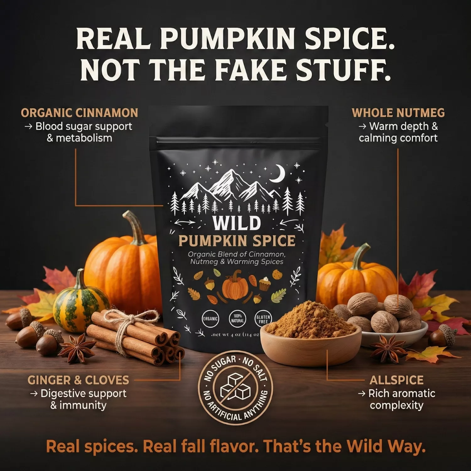 Wild Pumpkin Spice 4oz - Image 2