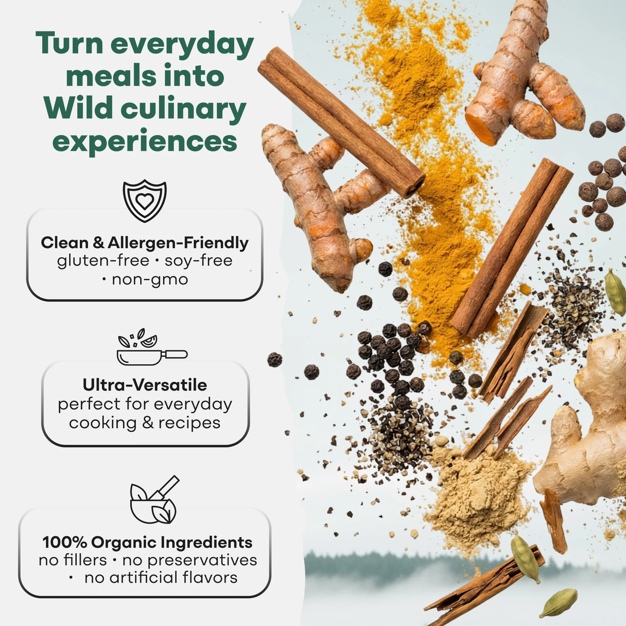 Wild Turmeric Blend 4oz - Image 3