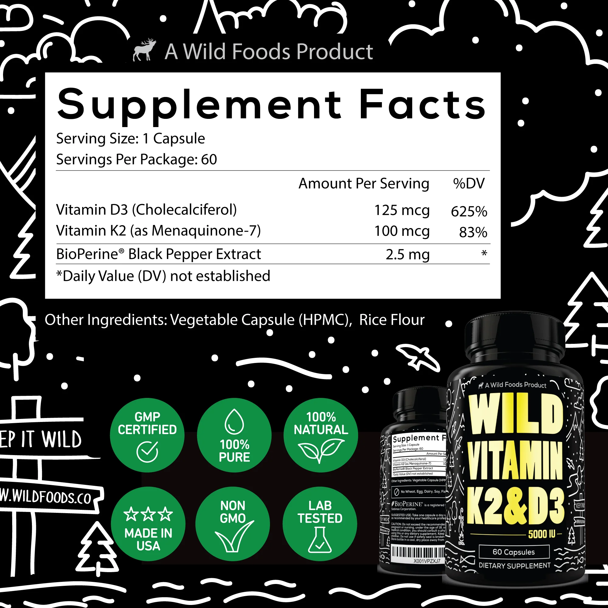 Wholesale of 10 - Wild Vitamin K2 & D3 - Image 3