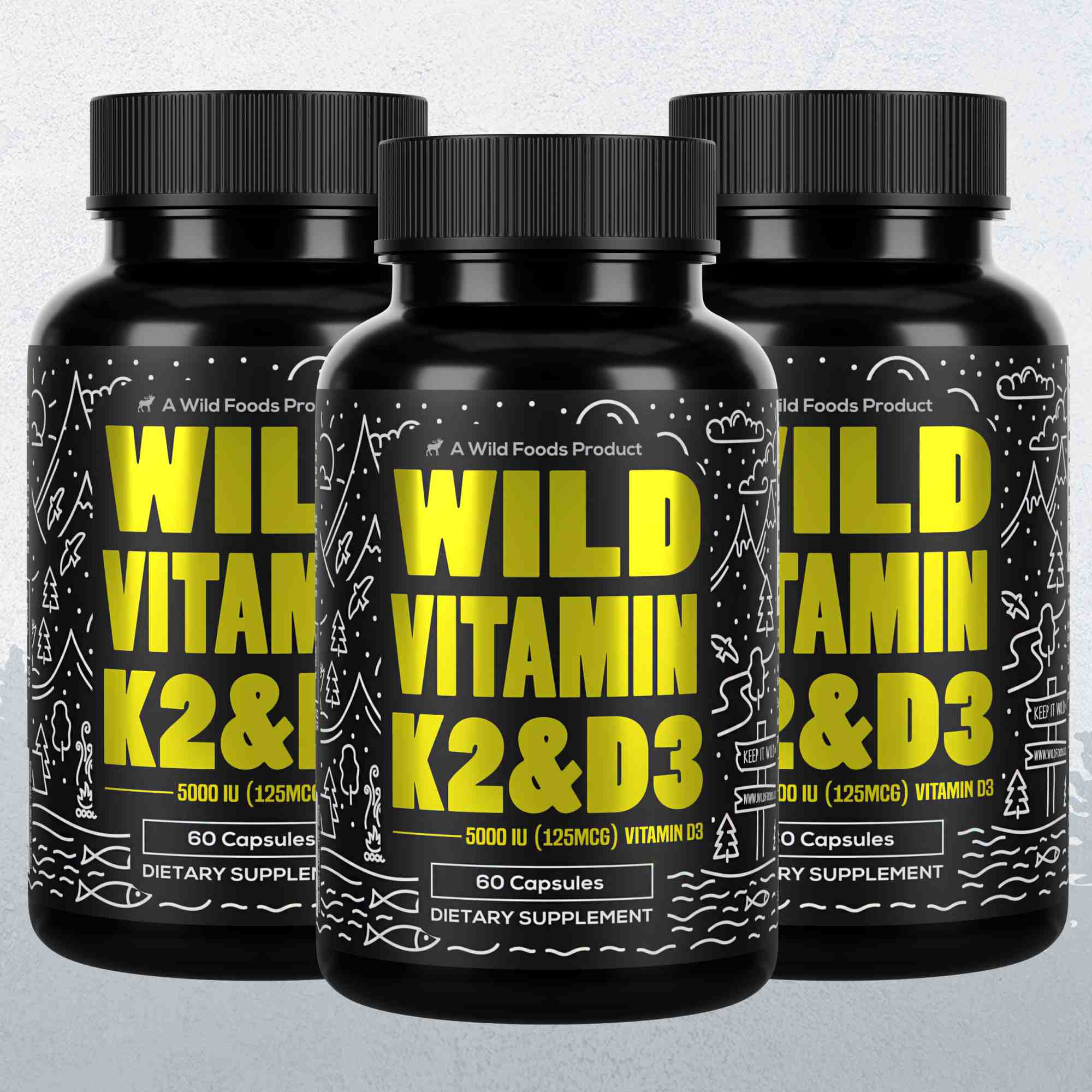Vitamin K2 (MK-7) & Vitamin D3 (5000 IU) & Black Pepper Extract - Image 9