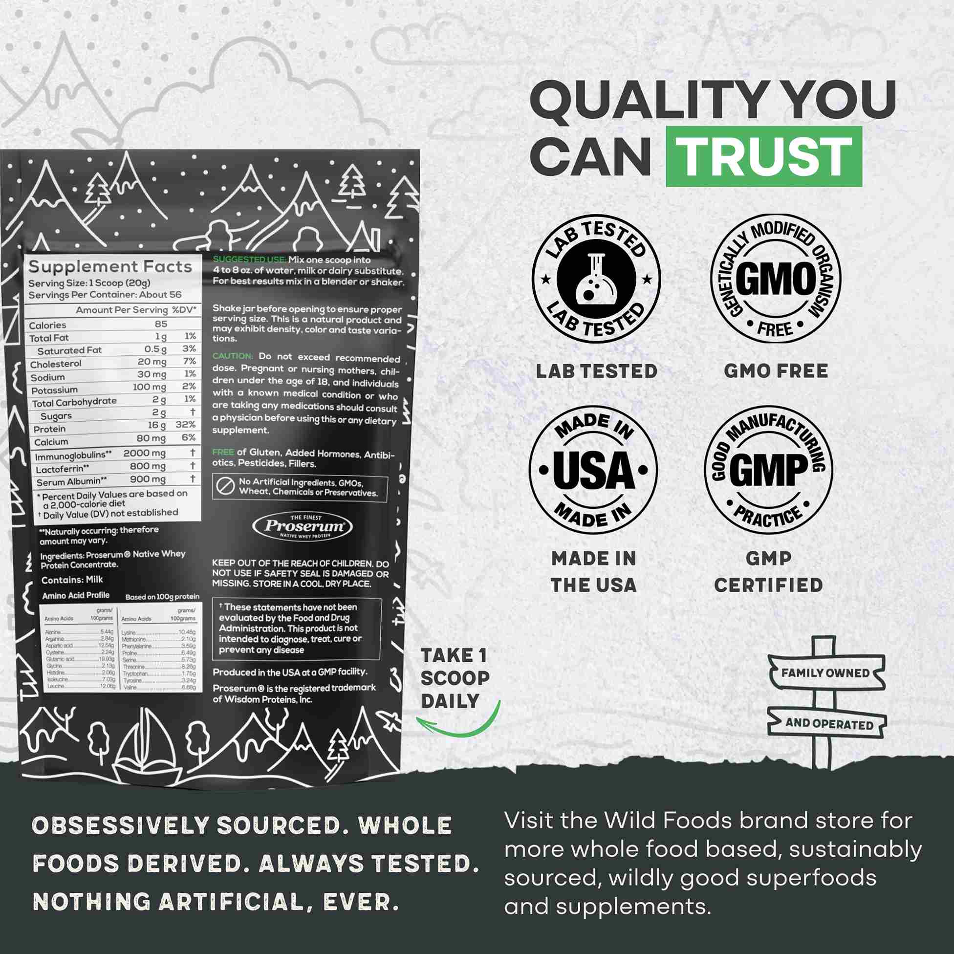 Cold Process Grass-Fed Whey Protein, Non-denatured, Pasture-Raised Cows - Image 4